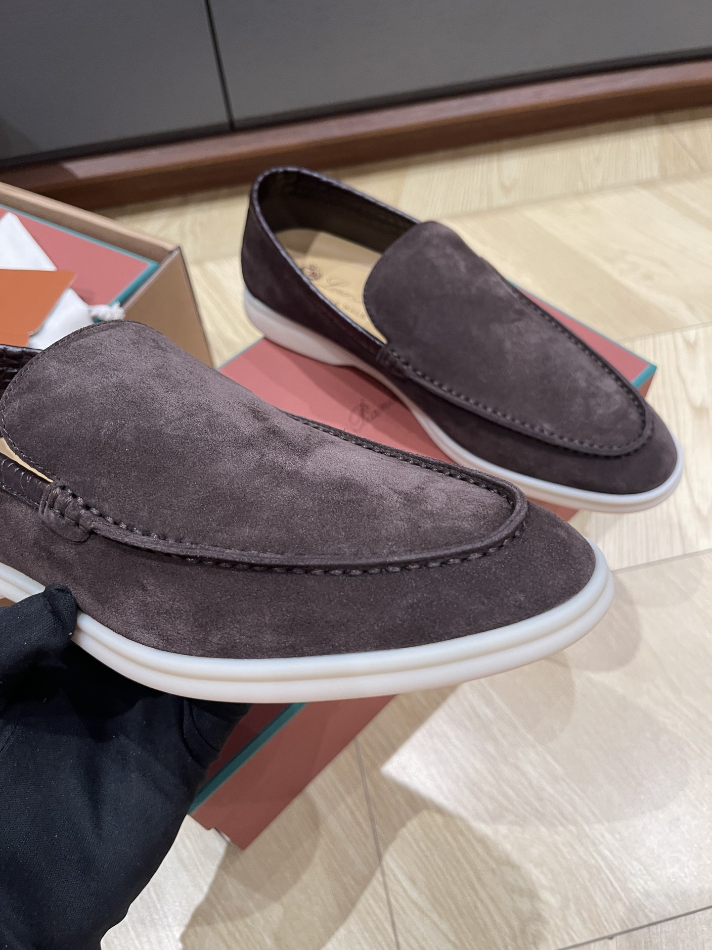 Loro Pi*ana Crocodile Loafers(EU38-46)