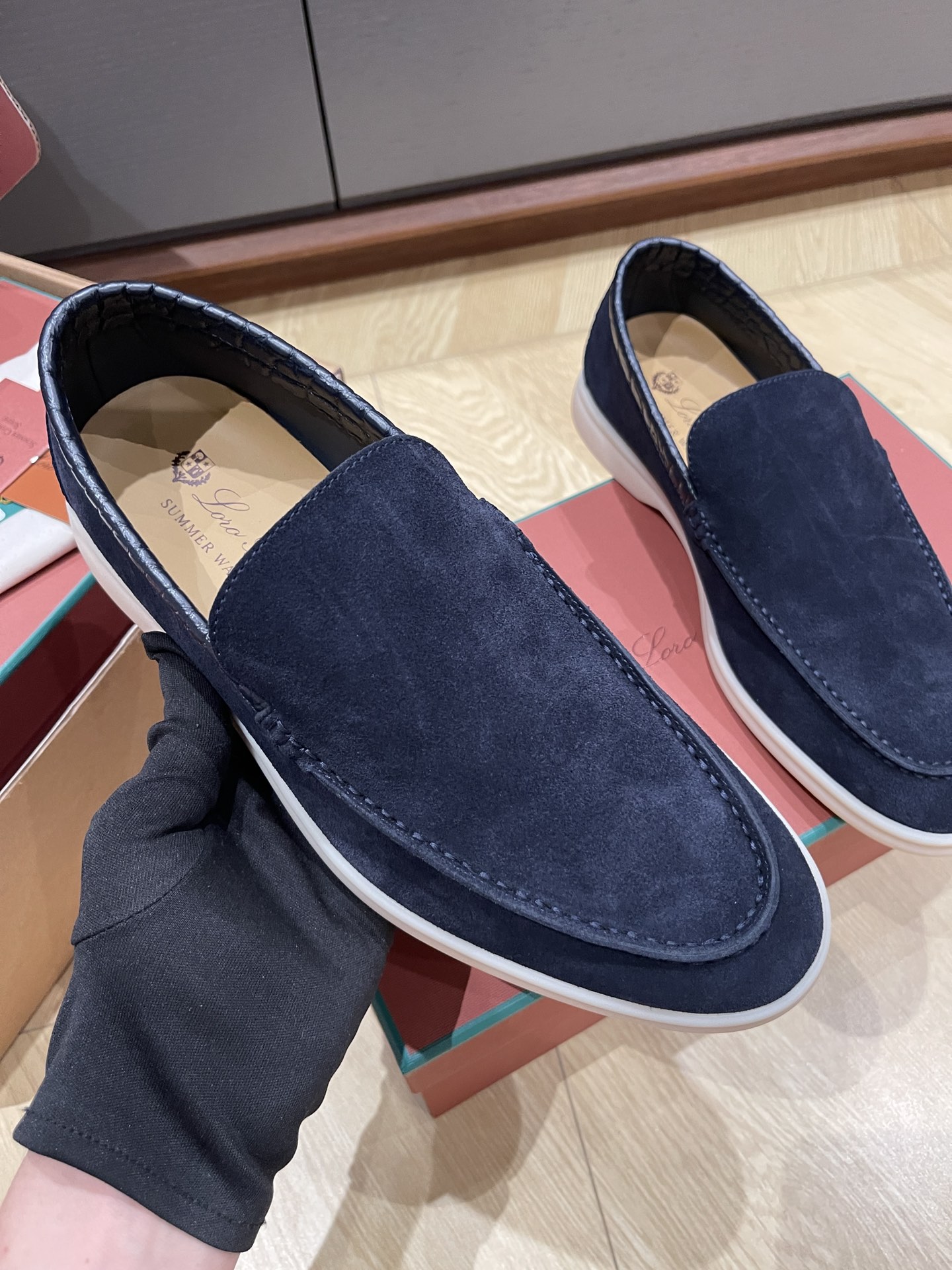 Loro Pi*ana Crocodile Loafers(EU38-46)