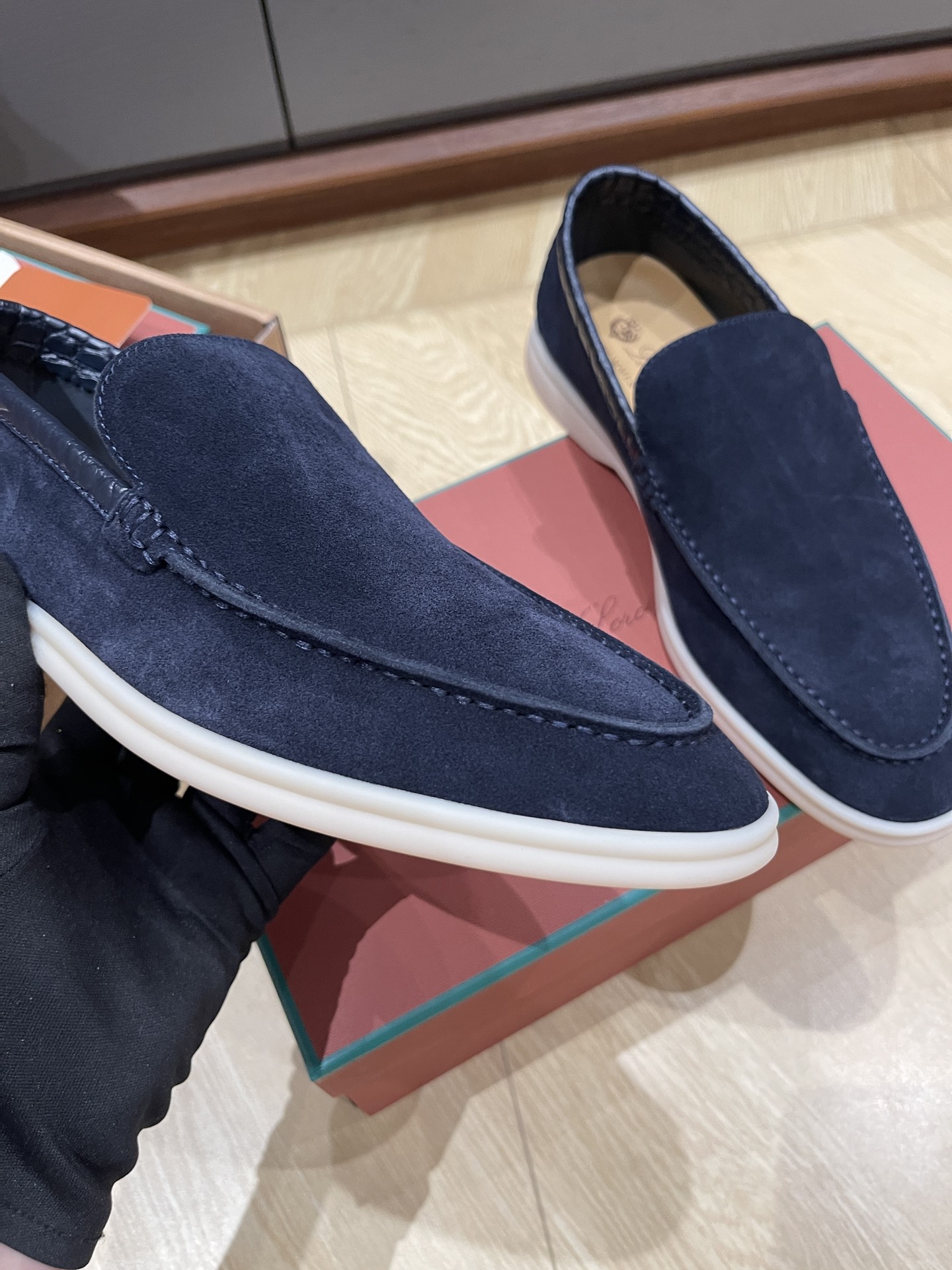 Loro Pi*ana Crocodile Loafers(EU38-46)