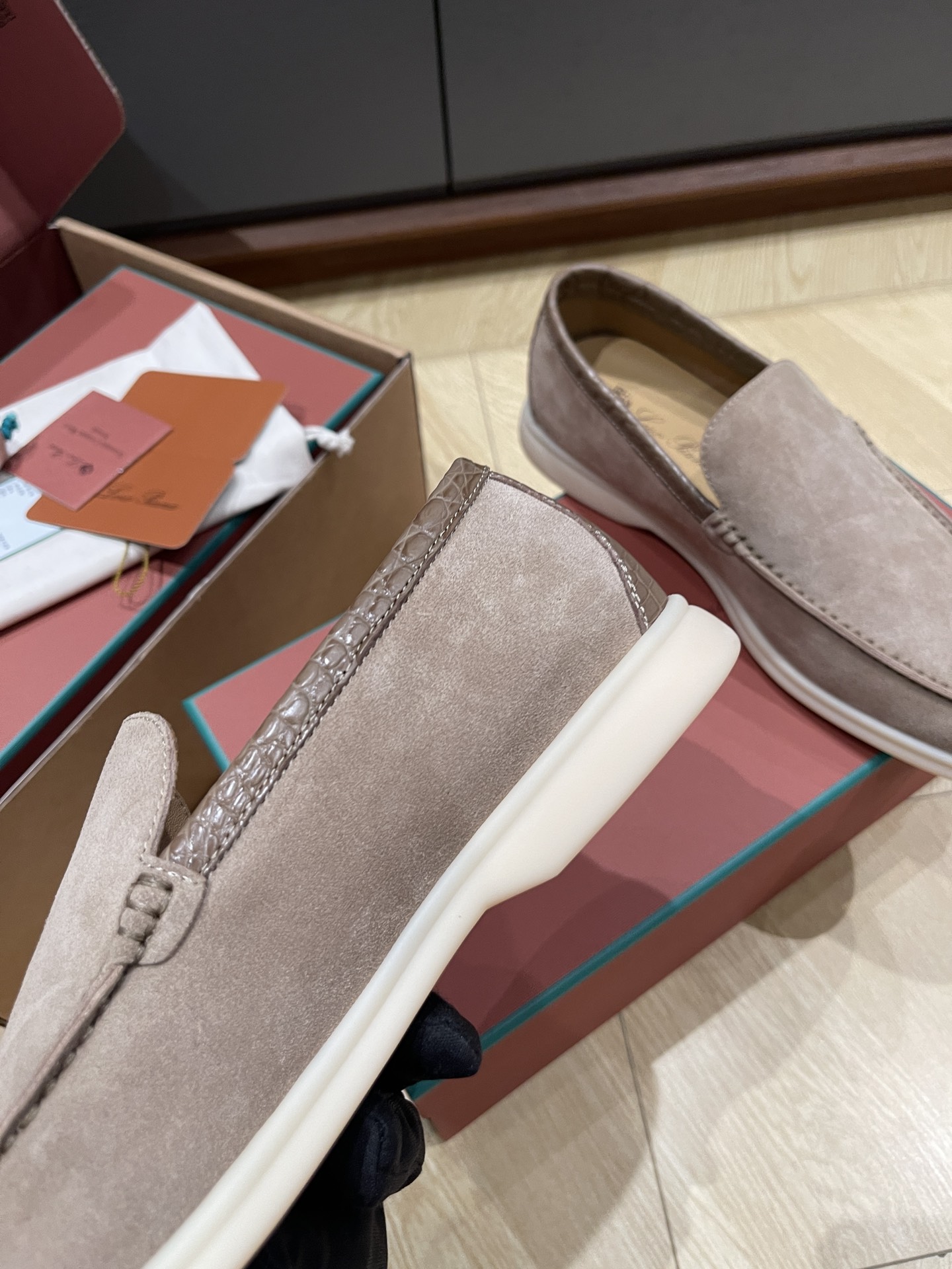 Loro Pi*ana Crocodile Loafers(EU38-46)