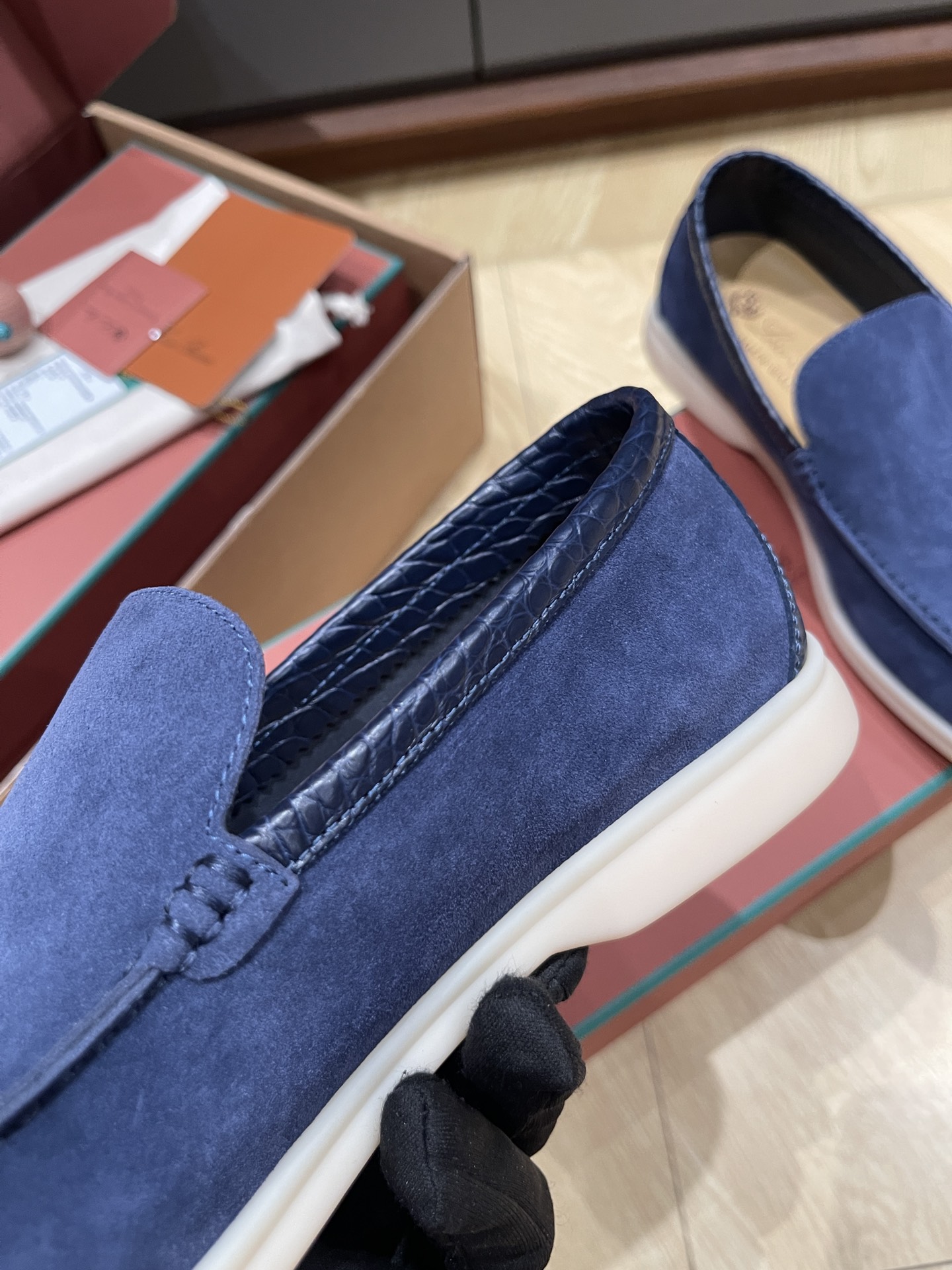 Loro Pi*ana Crocodile Loafers(EU38-46)