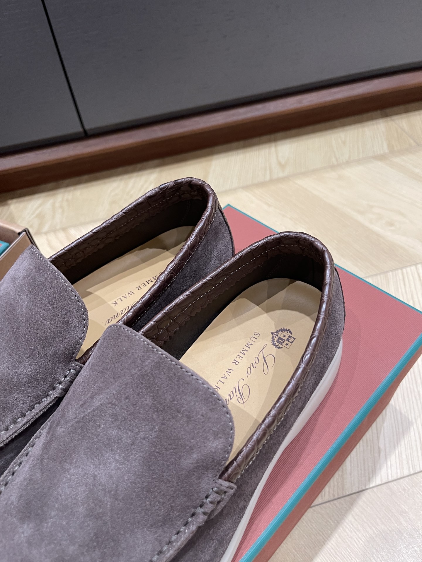 Loro Pi*ana Crocodile Loafers(EU38-46)