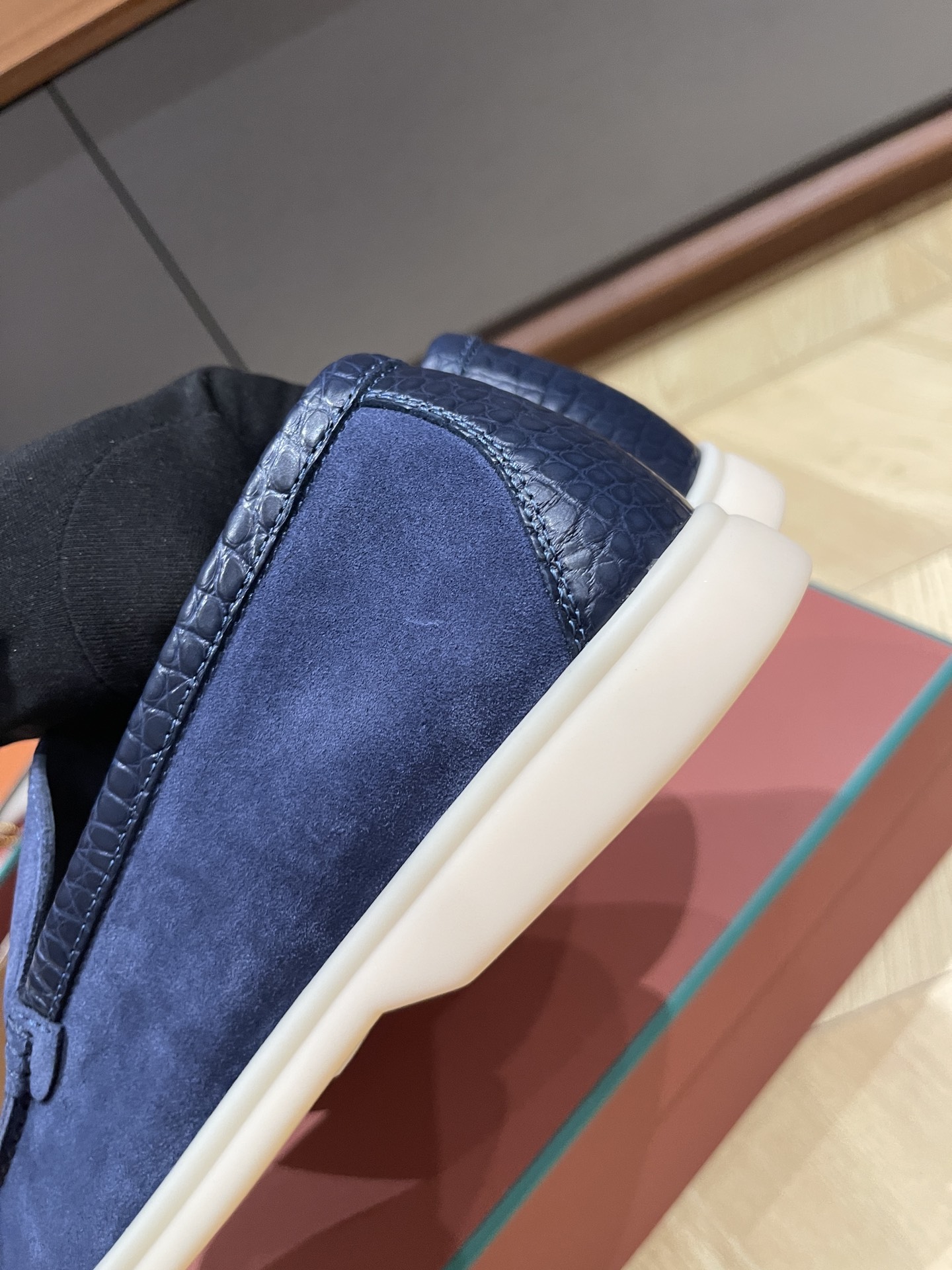 Loro Pi*ana Crocodile Loafers(EU38-46)