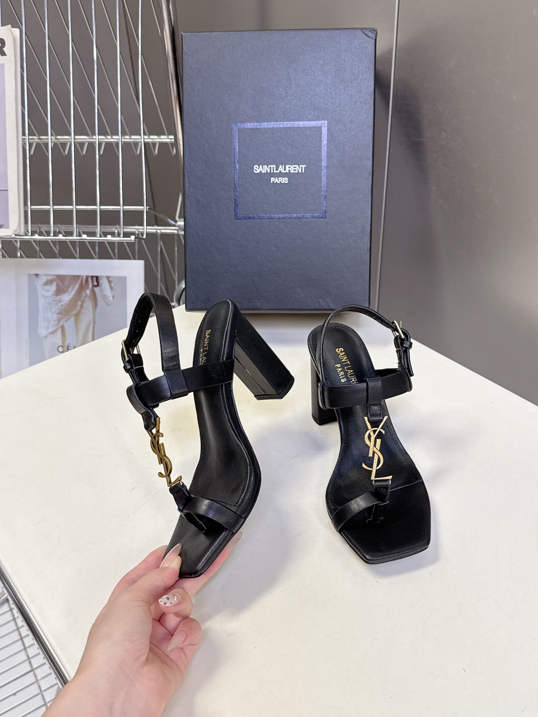 YSL 2025SS Sandals-8.5CM(EU35-41）