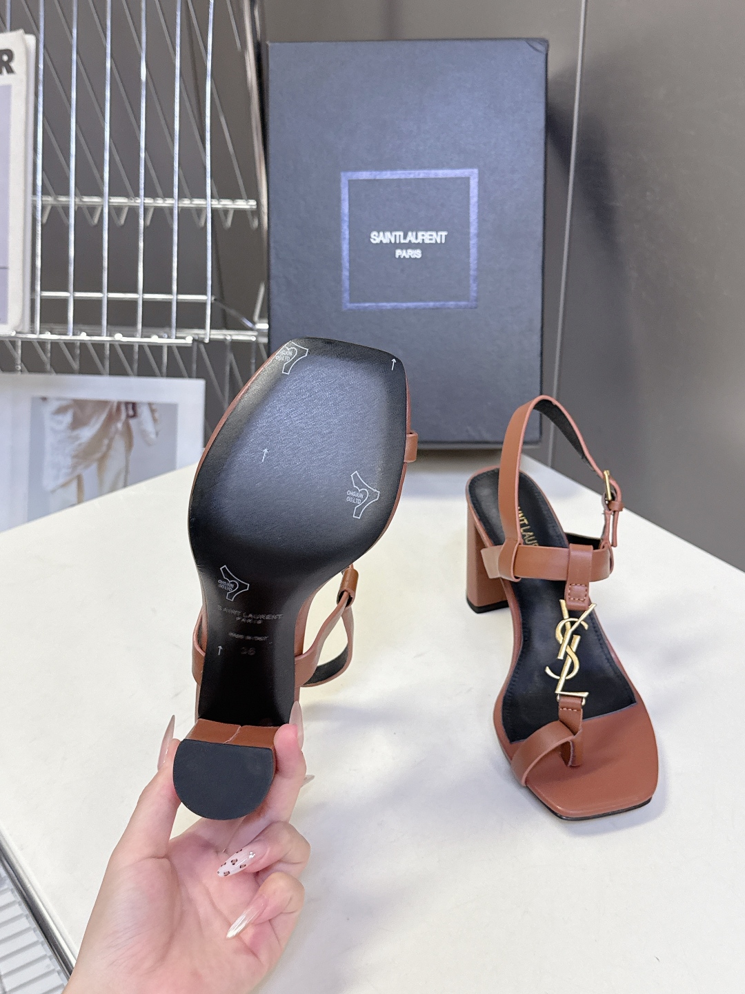 YSL 2025SS Sandals-8.5CM(EU35-41）