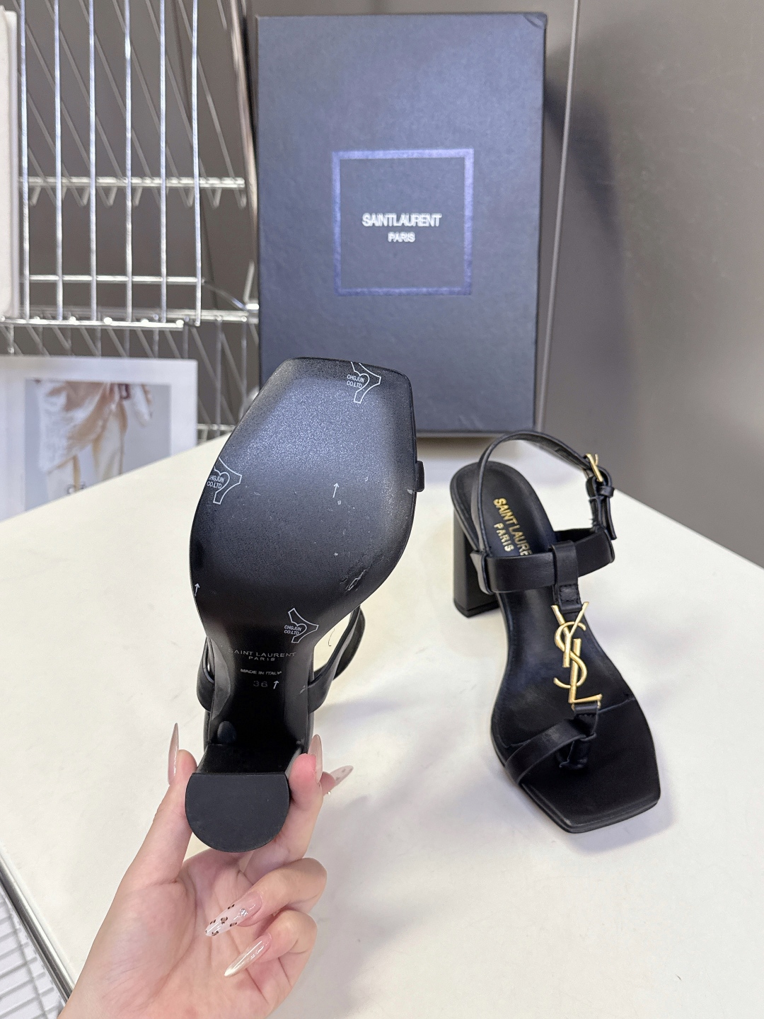 YSL 2025SS Sandals-8.5CM(EU35-41）