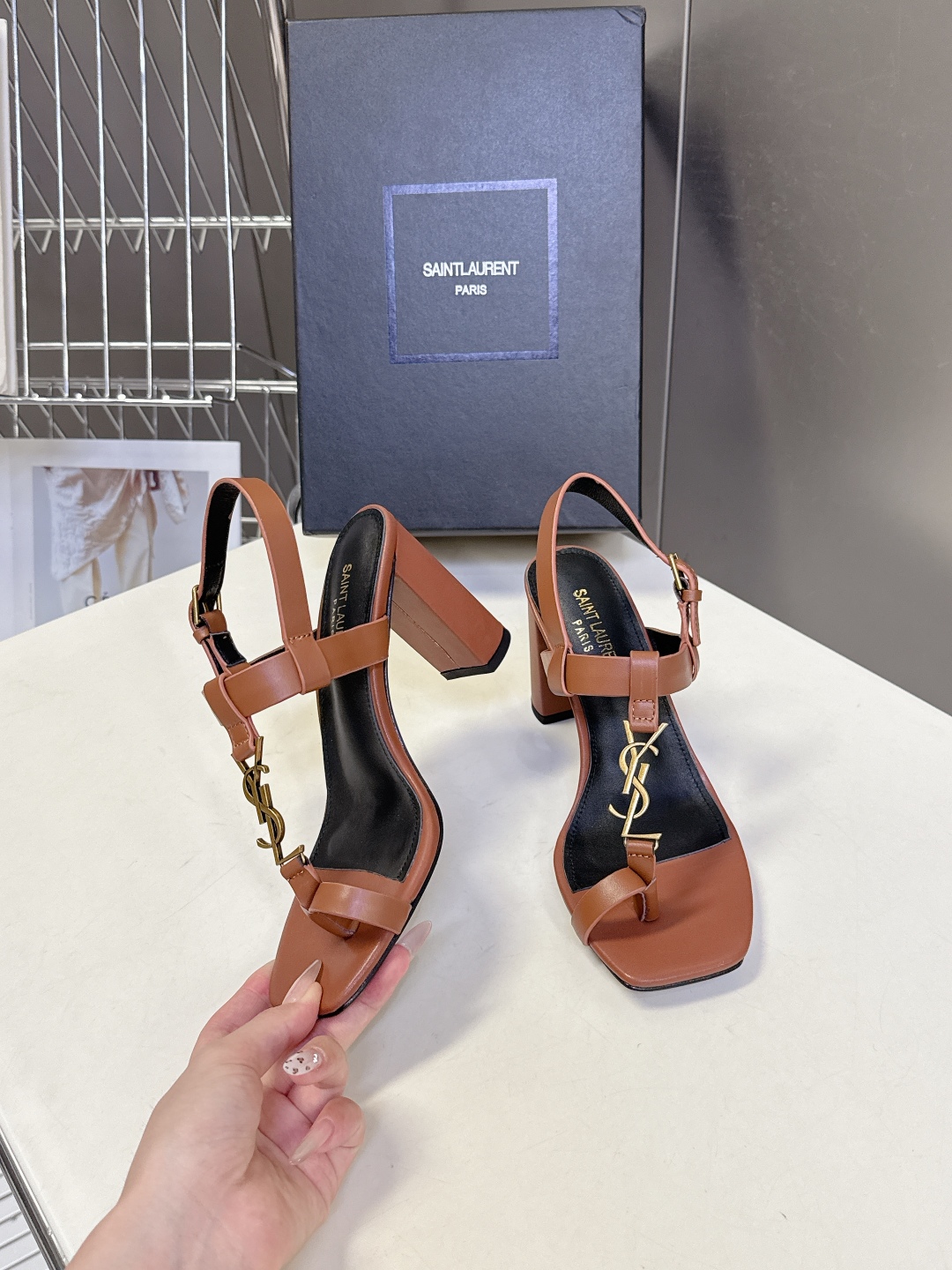 YSL 2025SS Sandals-8.5CM(EU35-41）
