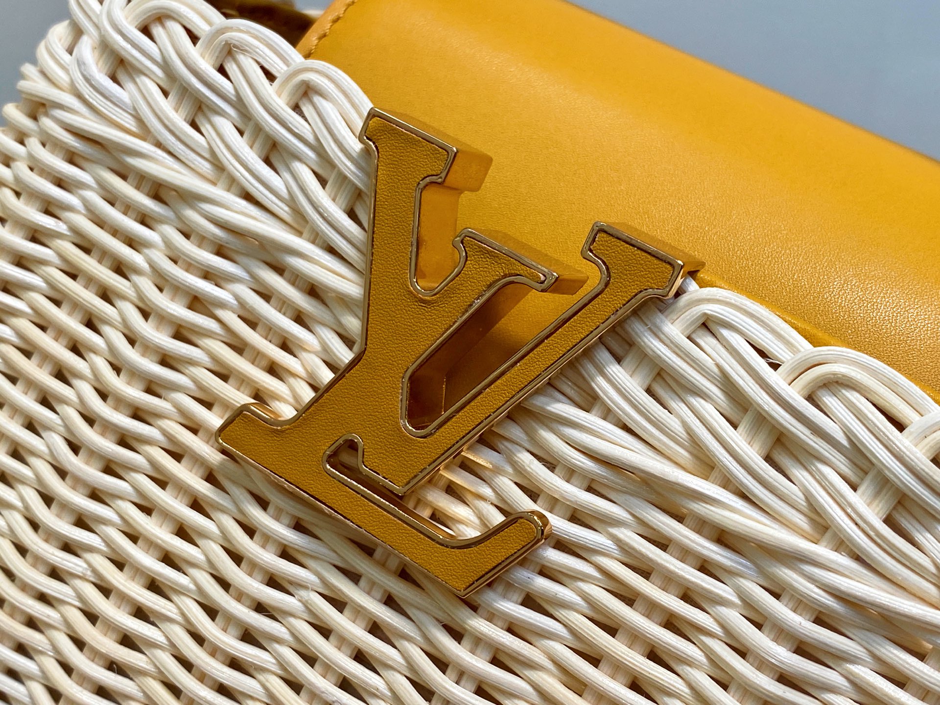 Lo*uis Vuitton Capucines BB Hl Bag(21 x 8 x 14CM)