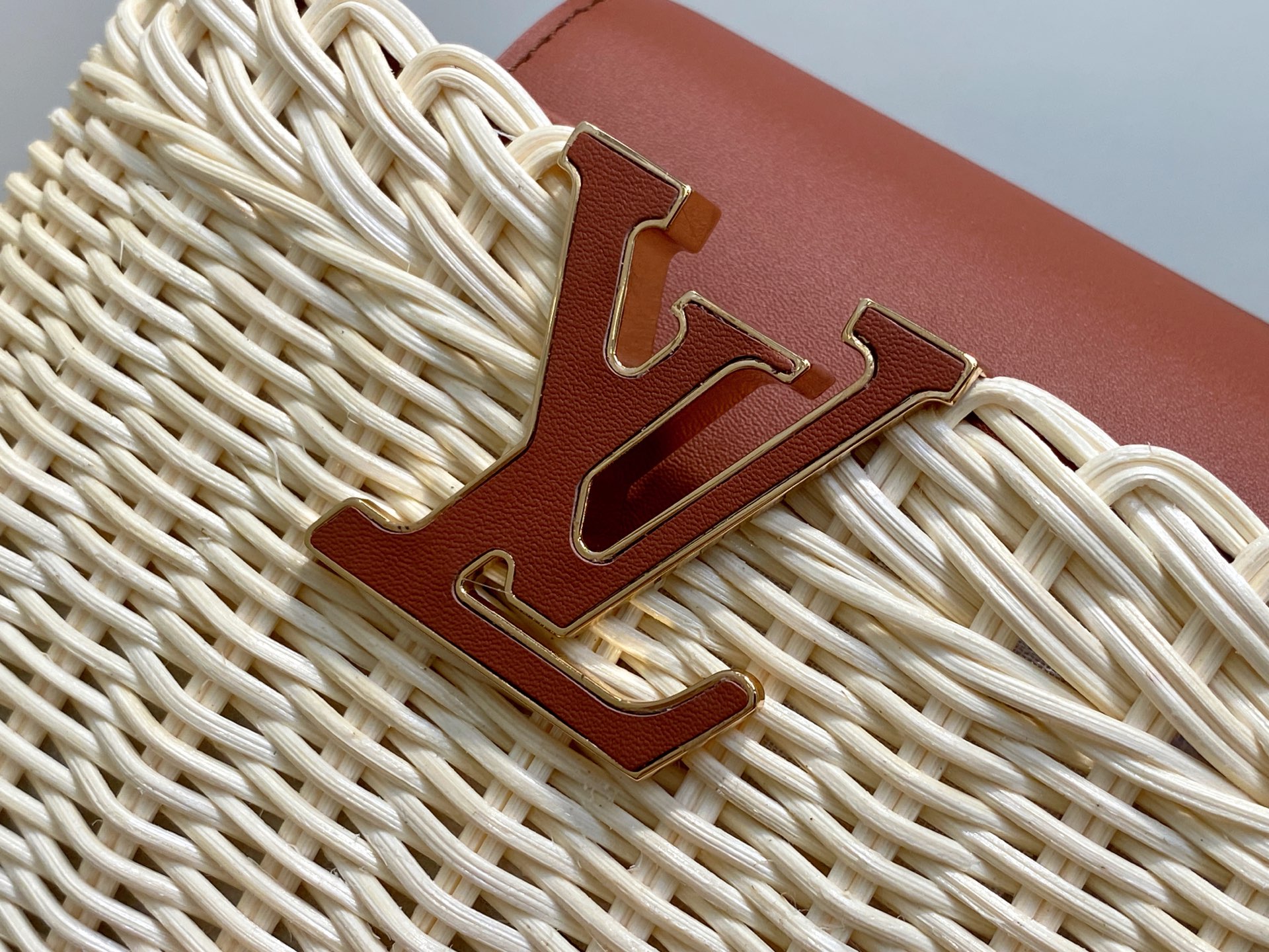 Lo*uis Vuitton Capucines BB Hl Bag(21 x 8 x 14CM)