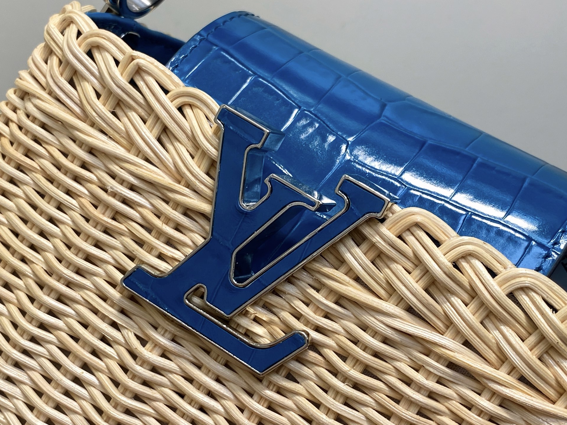 Lo*uis Vuitton Capucines ES Mini Bag(21 x 8 x 14CM)