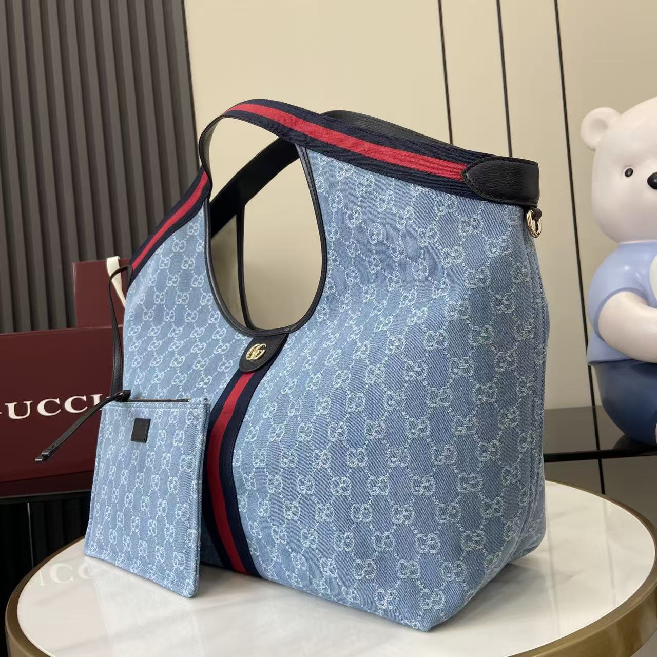 Gucc* Giglio Tote Bag(60*47*16CM)