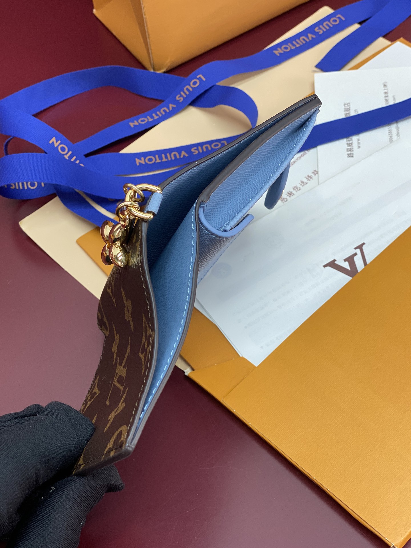 Louis Vu*tton Wallet(9x10x2.5CM)