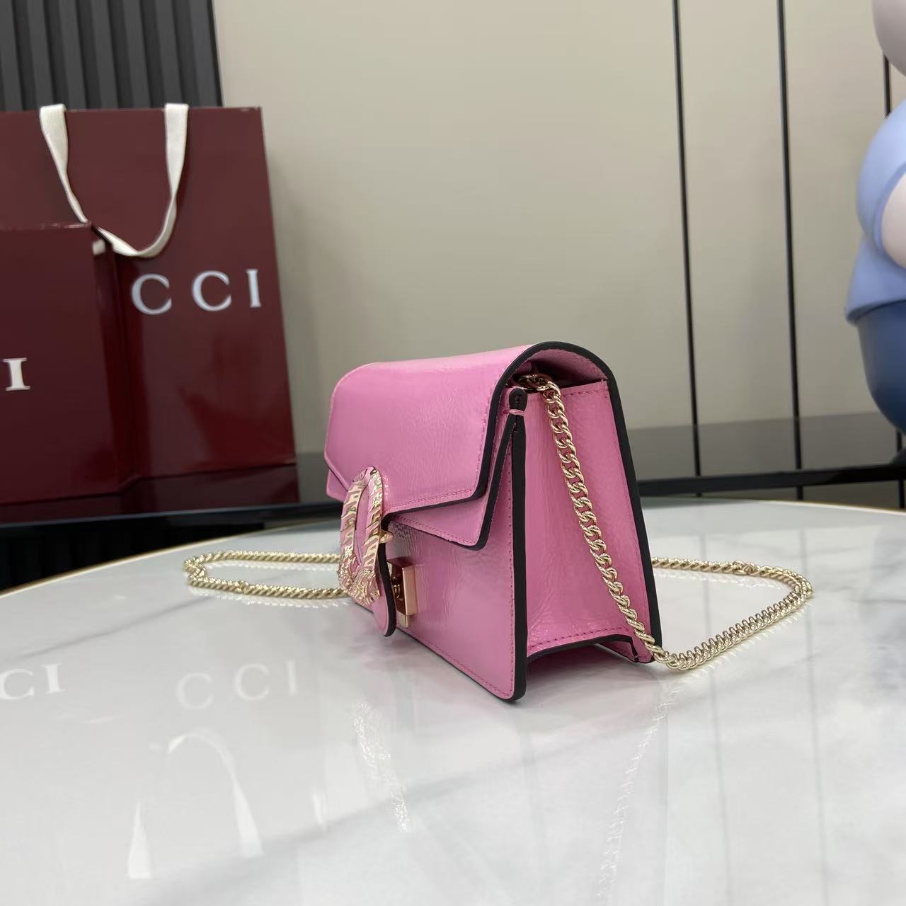 Gucc* Dionysus Bag (17.5*11*6.5CM)