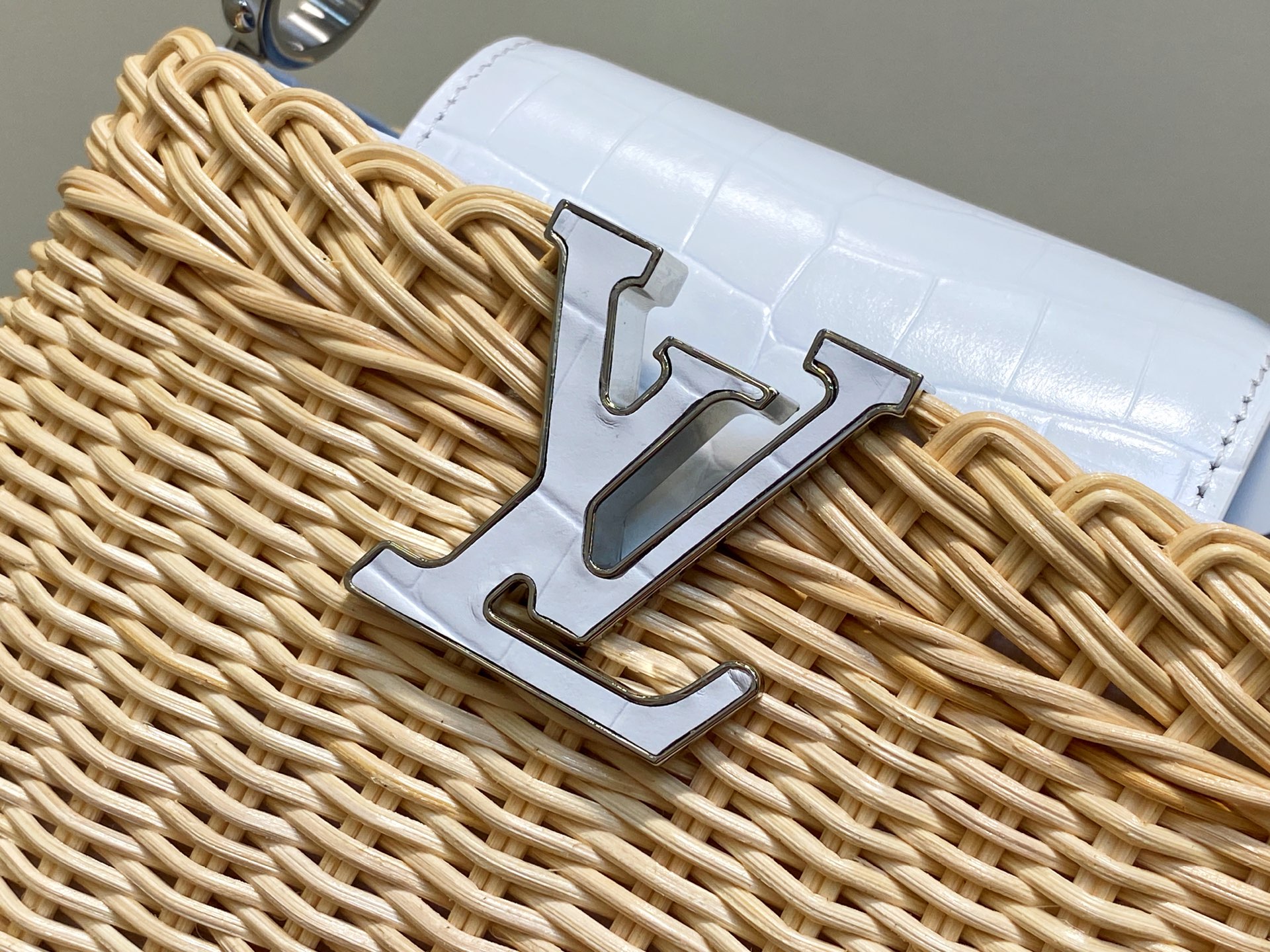 Lo*uis Vuitton Capucines ES Mini Bag(21 x 8 x 14CM)