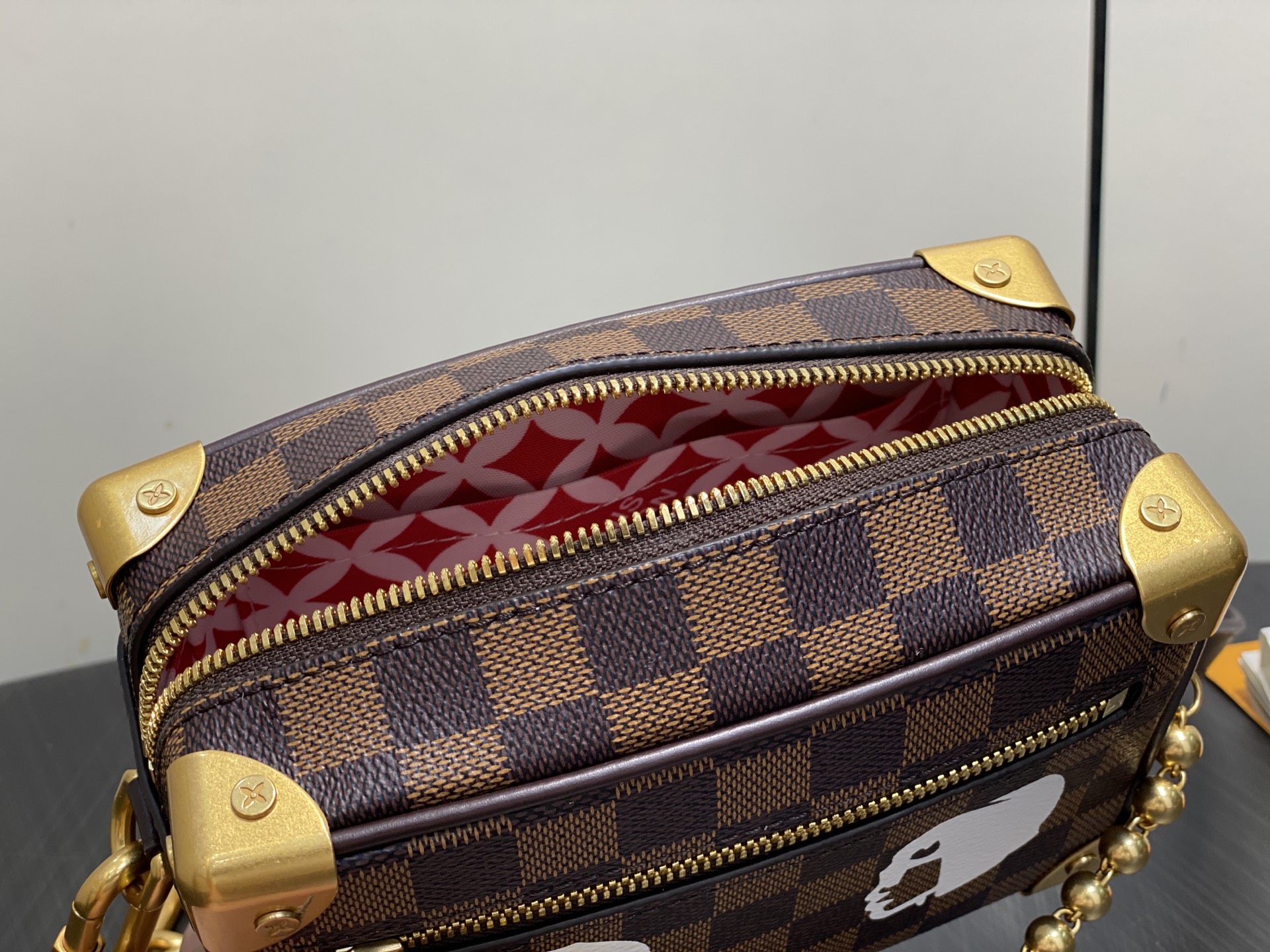 Lo*is Vuitton Mini Soft Trunk Bag(18.5 x 13 x 8CM)