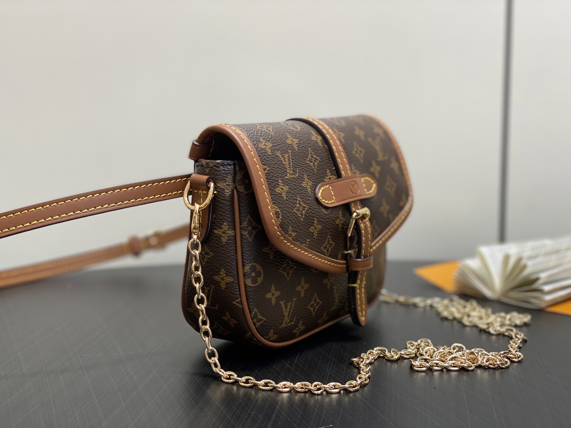 Lou*is Vuitton Solo Bag (11.6 x 4 x 15.7CM)