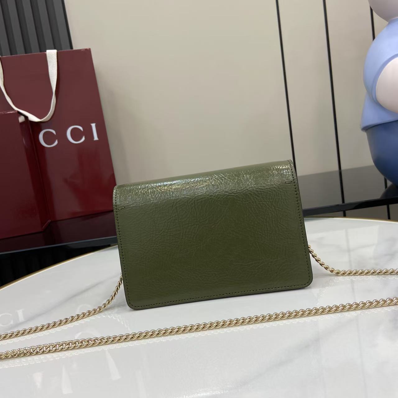 Gucc* Dionysus Bag (17.5*11*6.5CM)