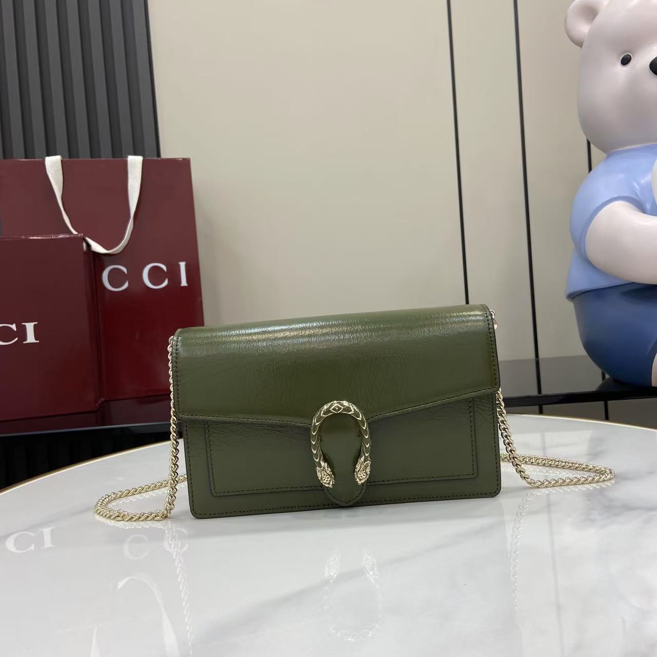 Gucc* Dionysus Bag (20*12.5*4.5CM)