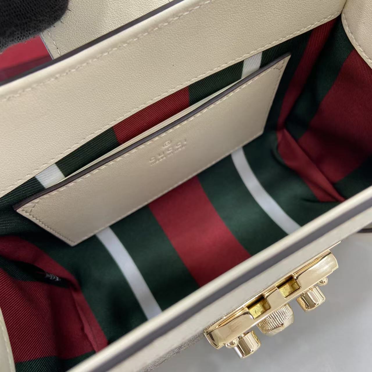 Gucc* Padlock Shoulder Bag(20*13*8CM)