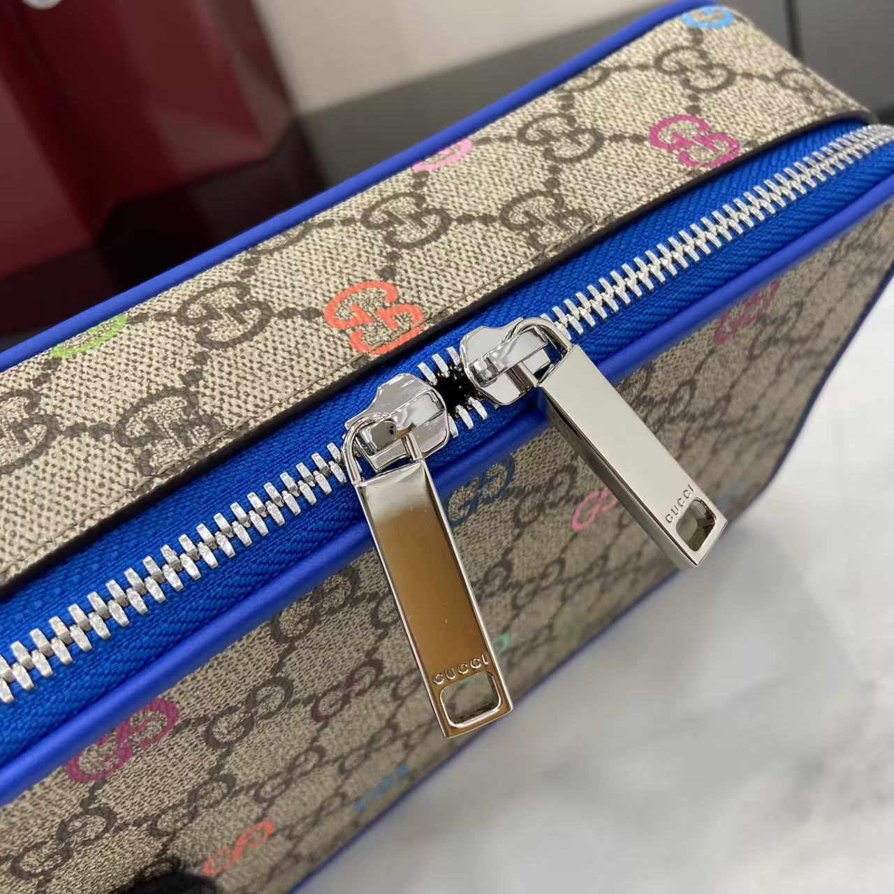 Gucc*Shoulder Bag(14*22.5*7.5CM)