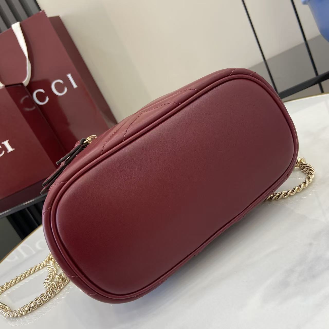 Gucc* GG Marmont Bag(19*11.5*9CM)