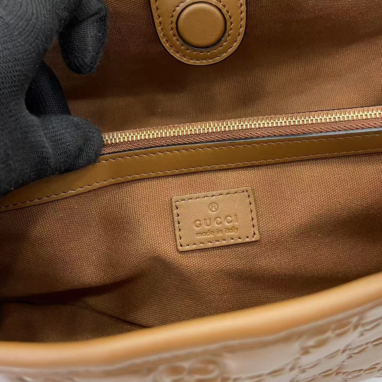 Gucc* GG Emblem Tote(30*18*11CM)