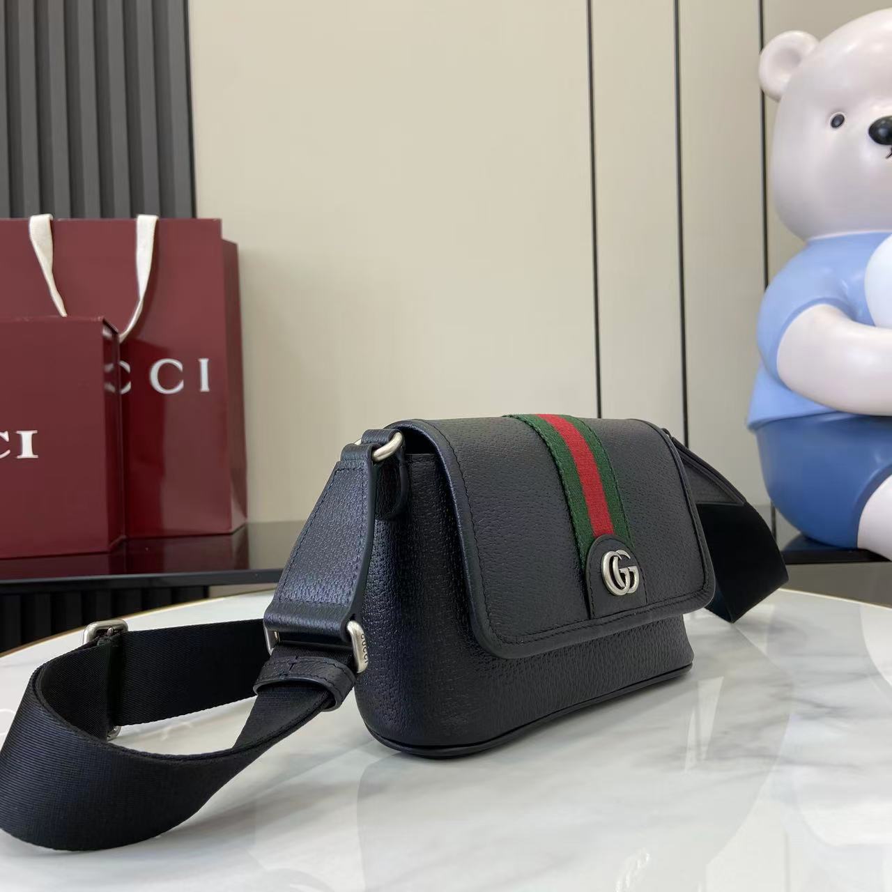 Gucc* Ophidia Bag(18*.5*12*5CM)