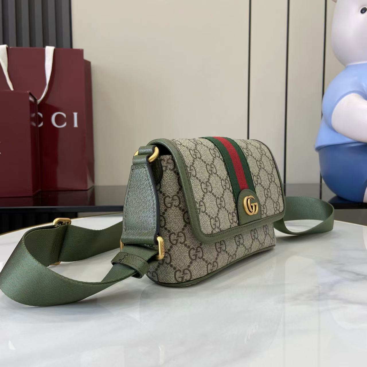 Gucc* Ophidia Bag(18*.5*12*5CM)