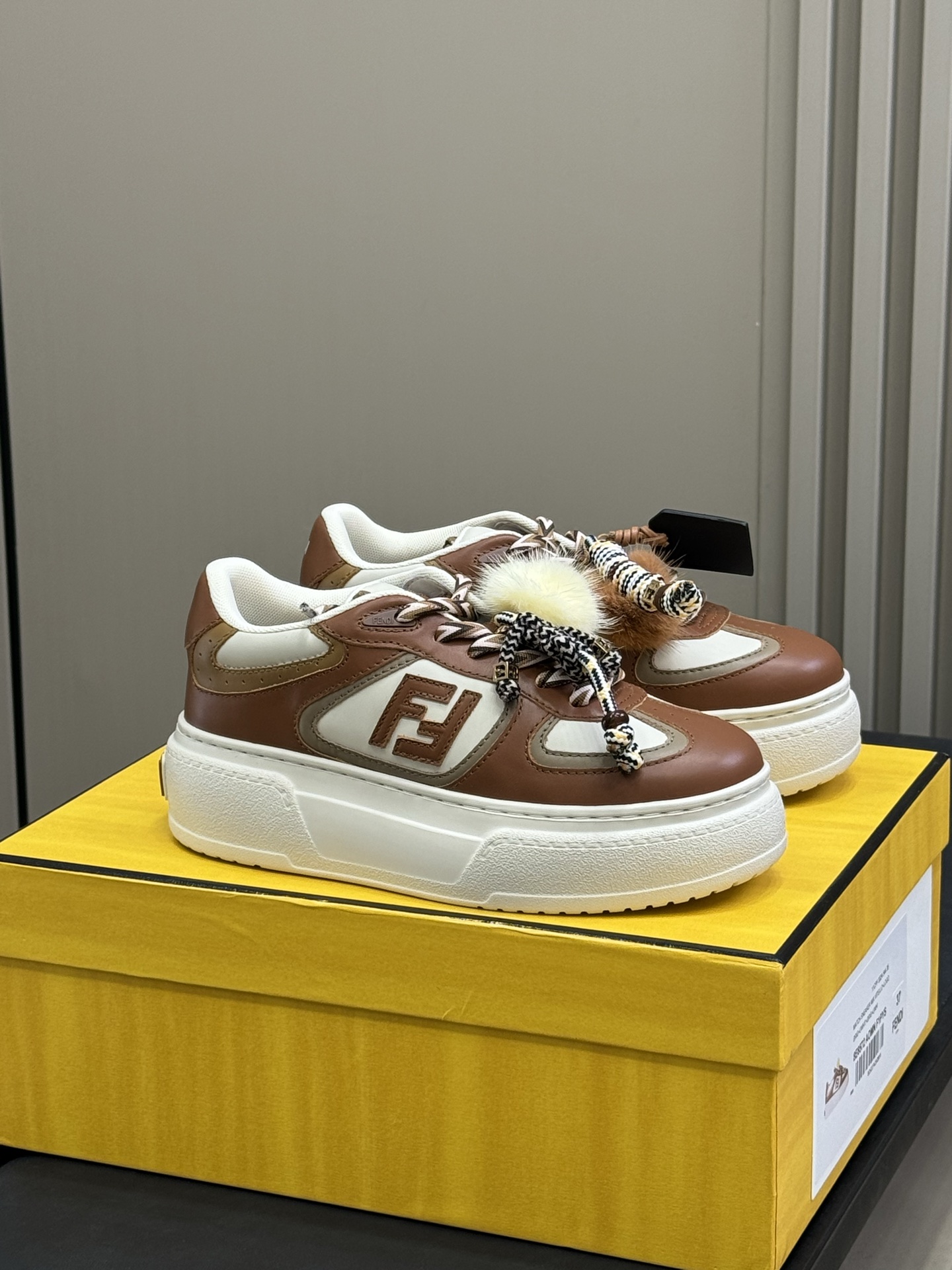 Fend* 2025ss Match Platform Sneakers(EU35-41)