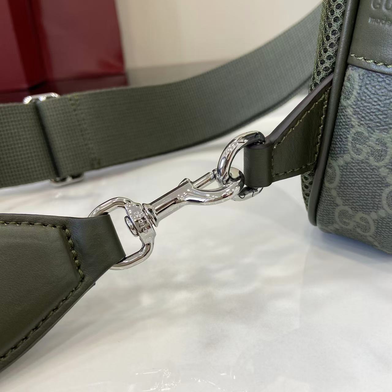 Gucc* Supreme Shoulder Bag(17.5*7*6CM)