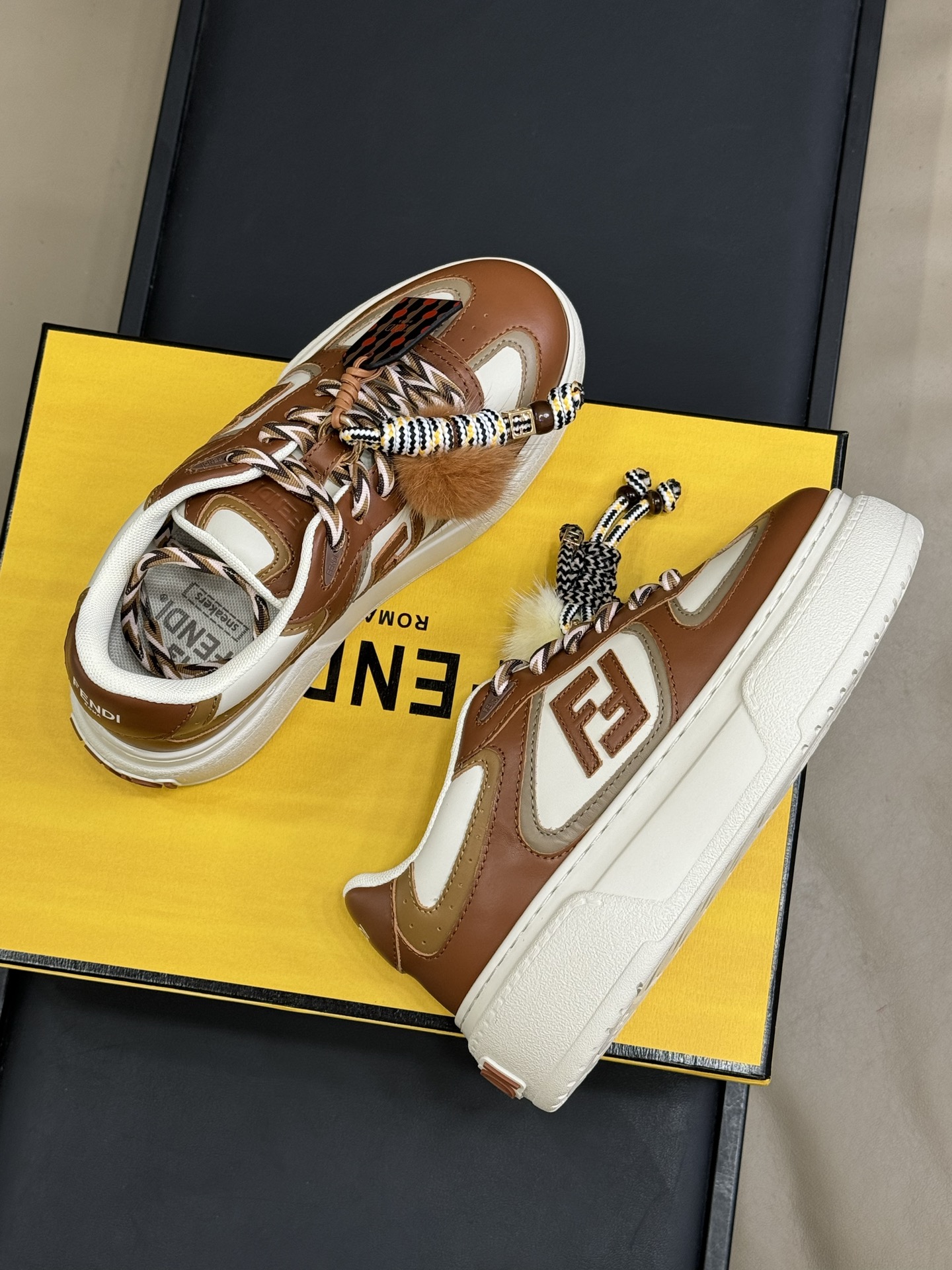 Fend* 2025ss Match Platform Sneakers(EU35-41)