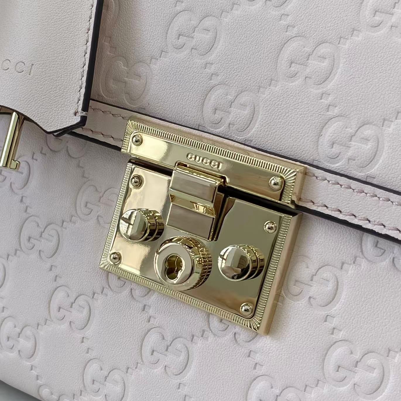 Gucc* Padlock Shoulder Bag(26*18*11.5CM)