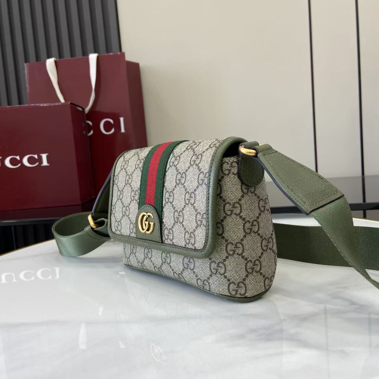 Gucc* Ophidia Bag(18*.5*12*5CM)