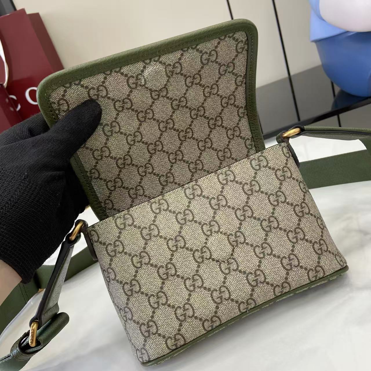 Gucc* Ophidia Bag(18*.5*12*5CM)