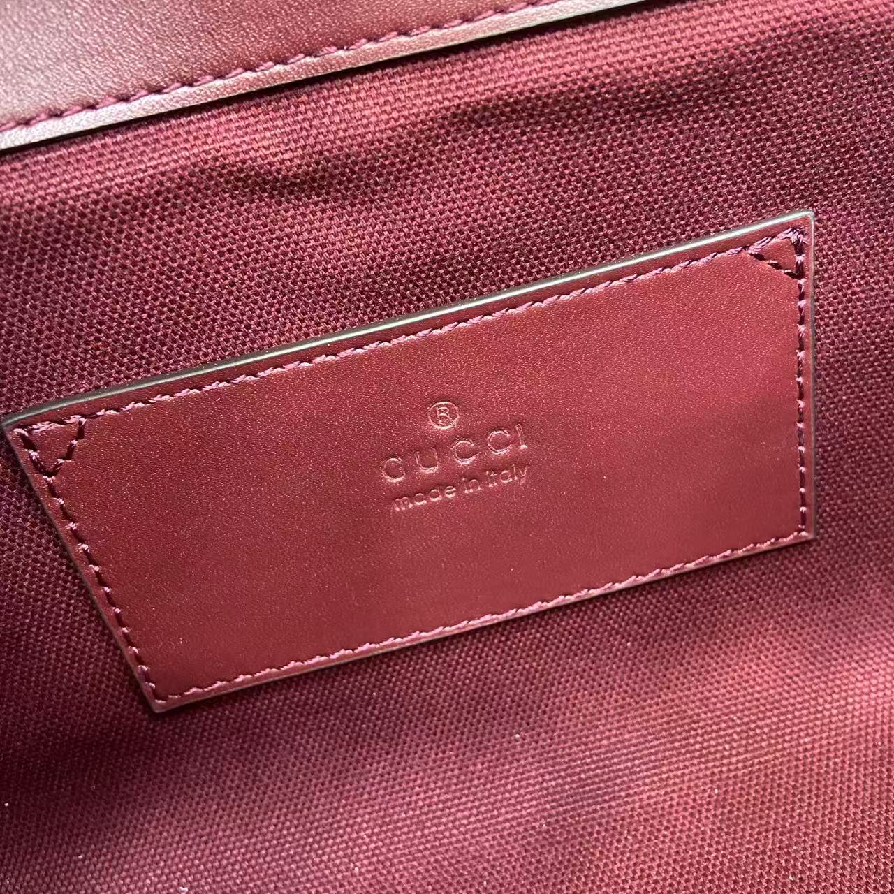 Gucc* Padlock Shoulder Bag(20*13*8CM)