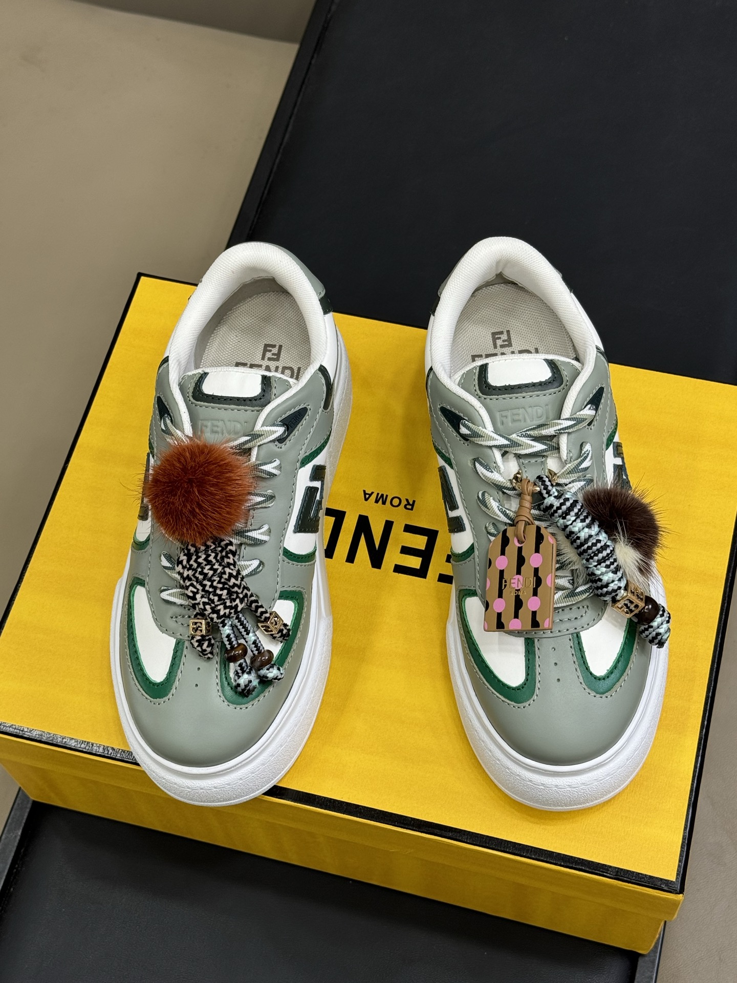 Fend* 2025ss Match Platform Sneakers(EU35-41)