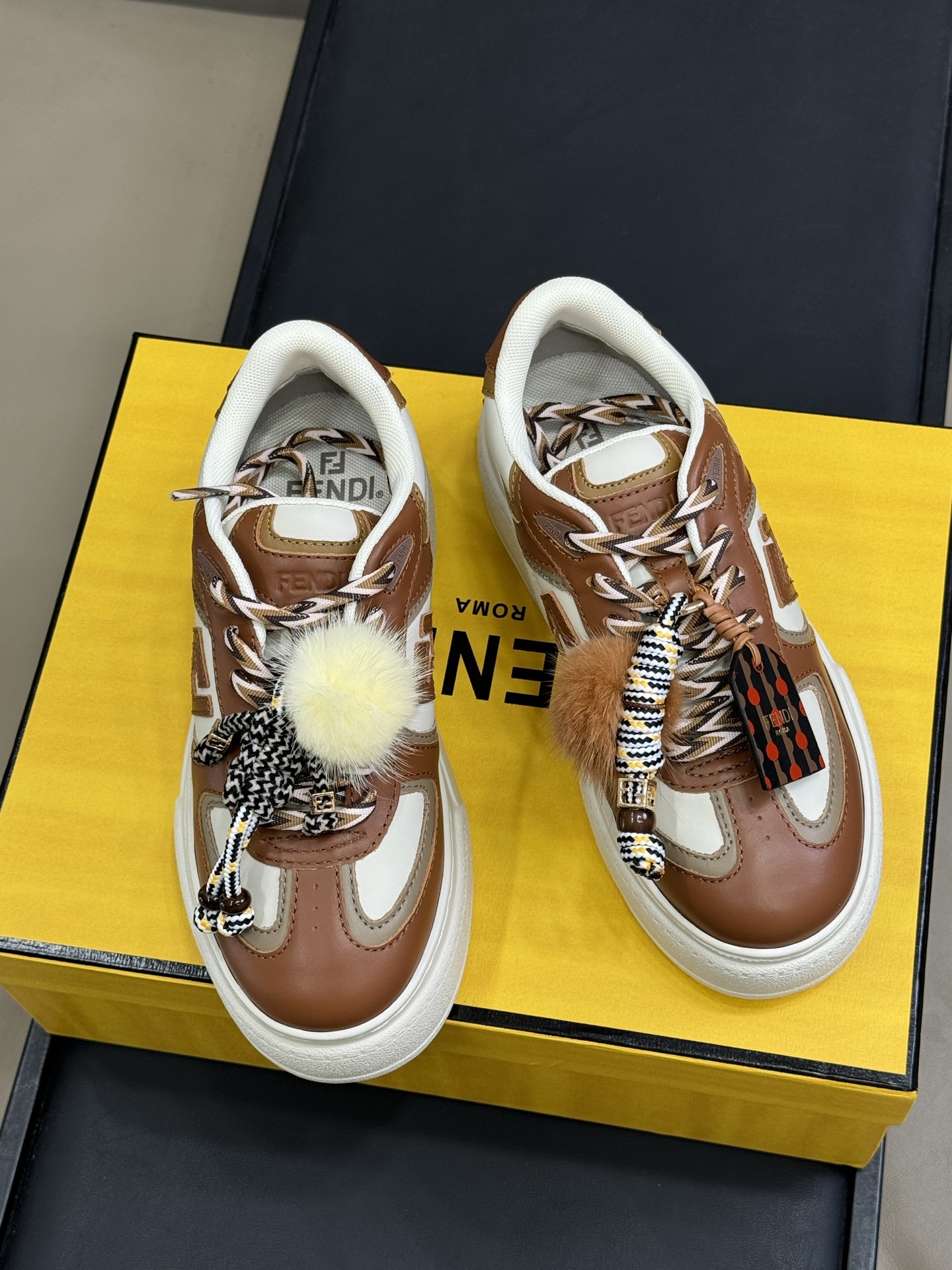Fend* 2025ss Match Platform Sneakers(EU35-41)
