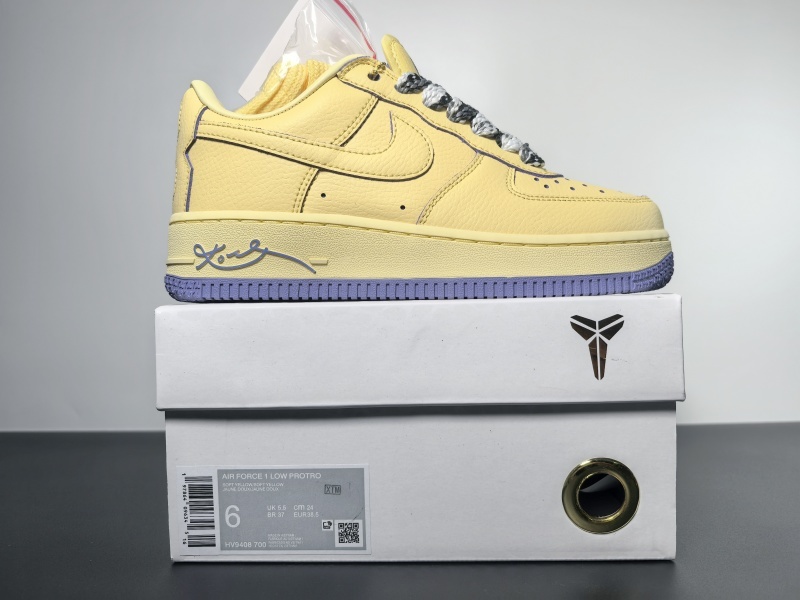 Kobe Bryant x Nike Air Force 1 Protro “Soft Yellow”HV9408-700