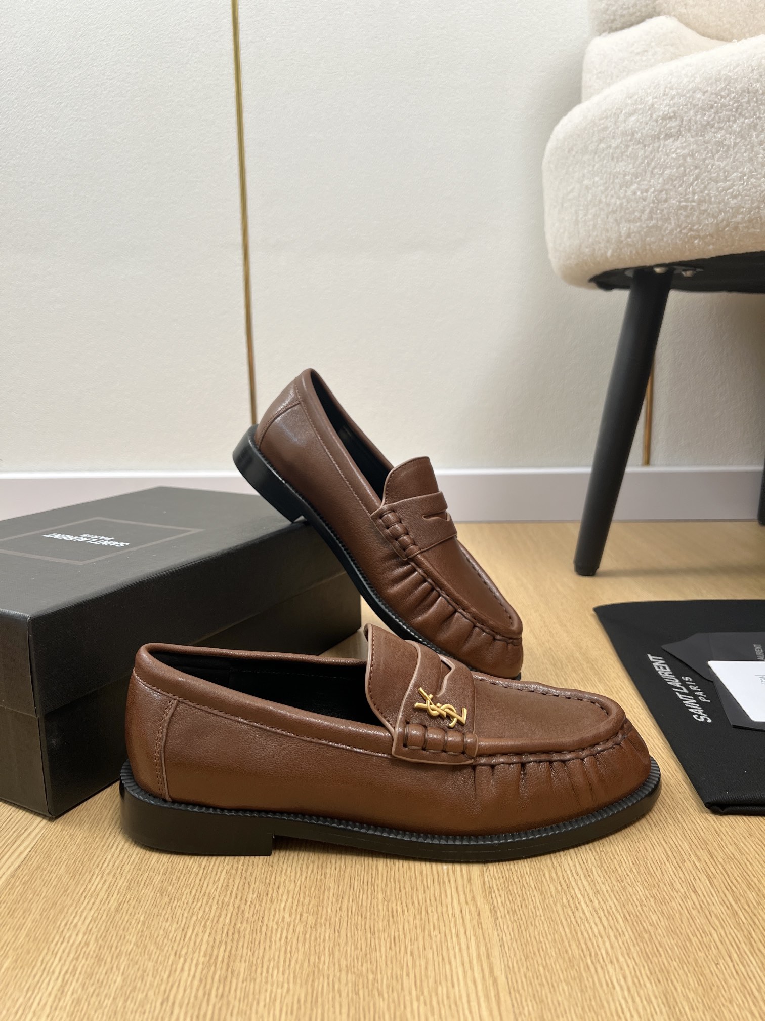 YSL 2025SS Loafers-2CM(EU35-42）