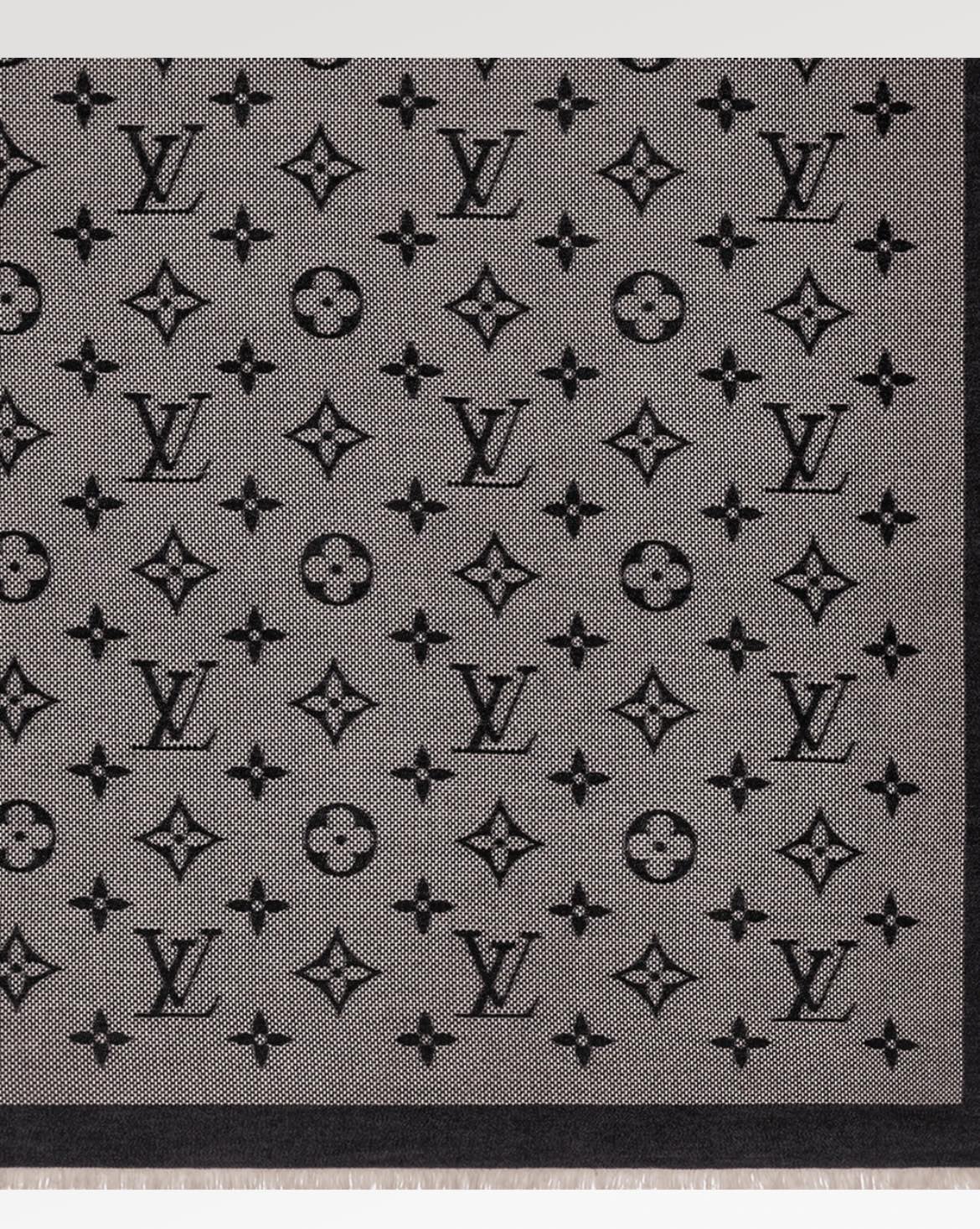 Lv Neo Natté Monogram Scarf-142.5 x 142.5CM