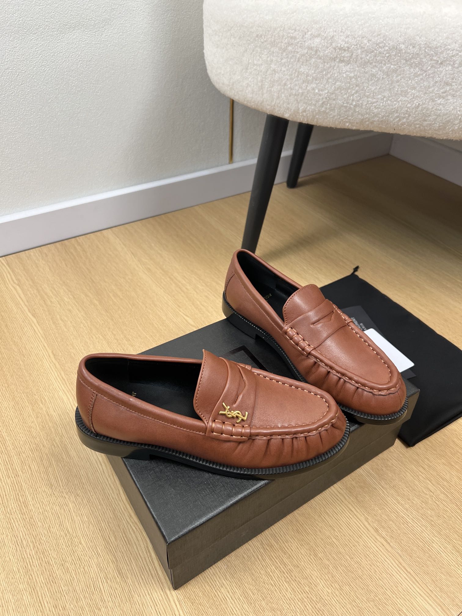 YSL 2025SS Loafers-2CM(EU35-42）