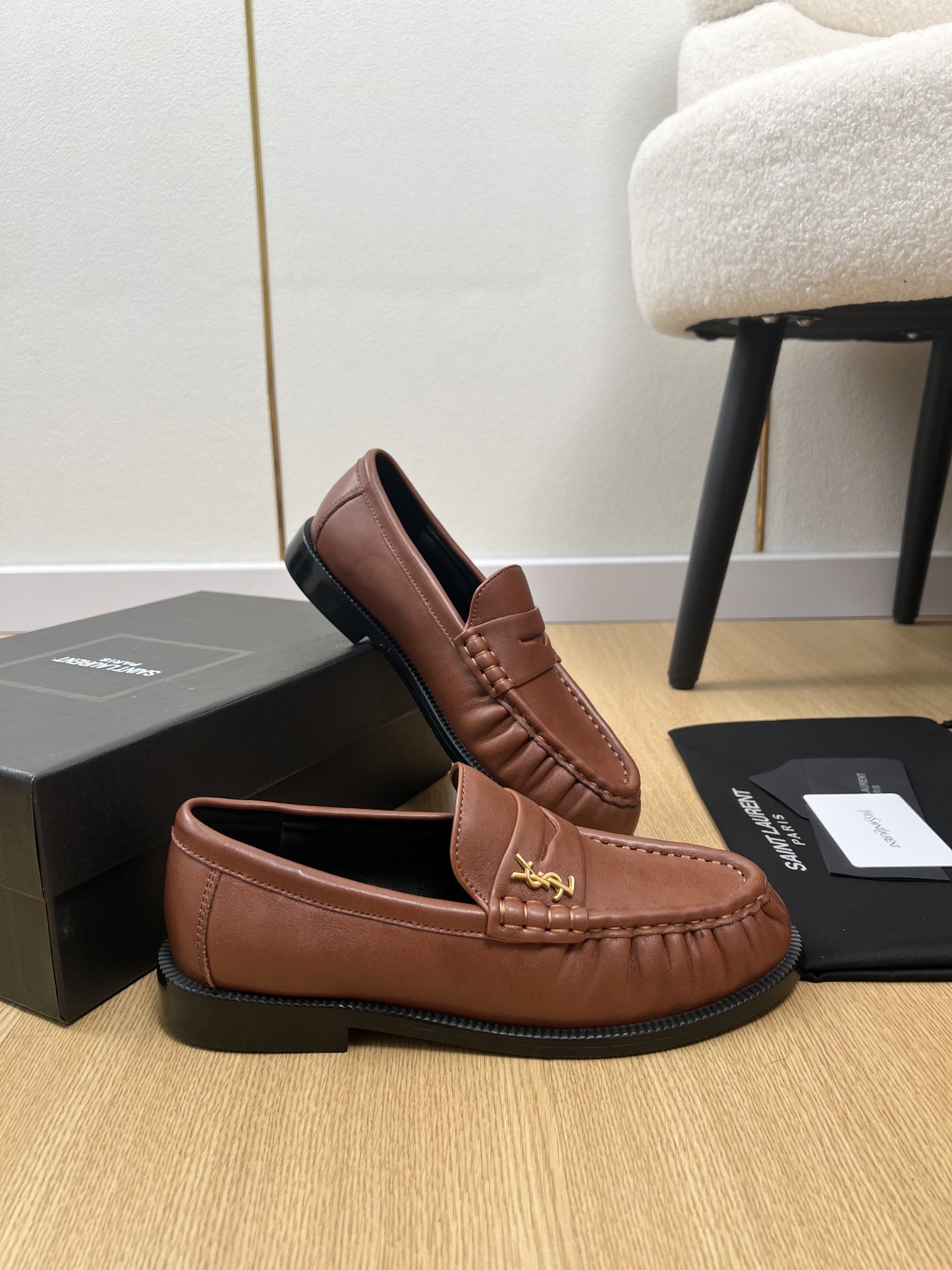 YSL 2025SS Loafers-2CM(EU35-42）