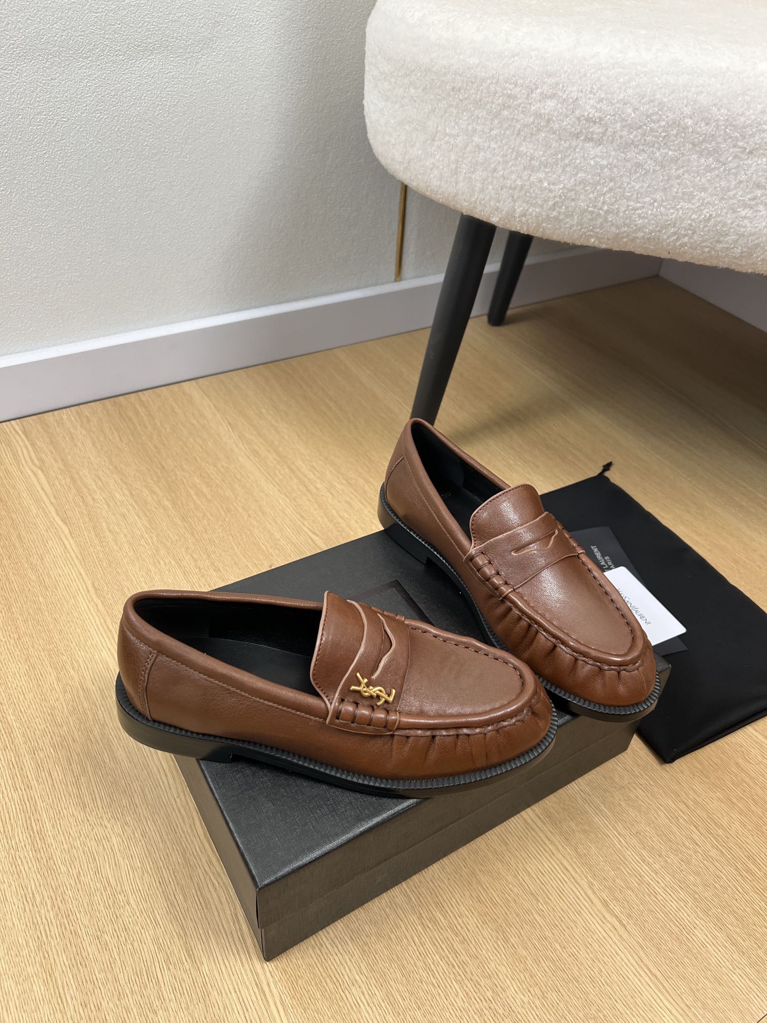 YSL 2025SS Loafers-2CM(EU35-42）