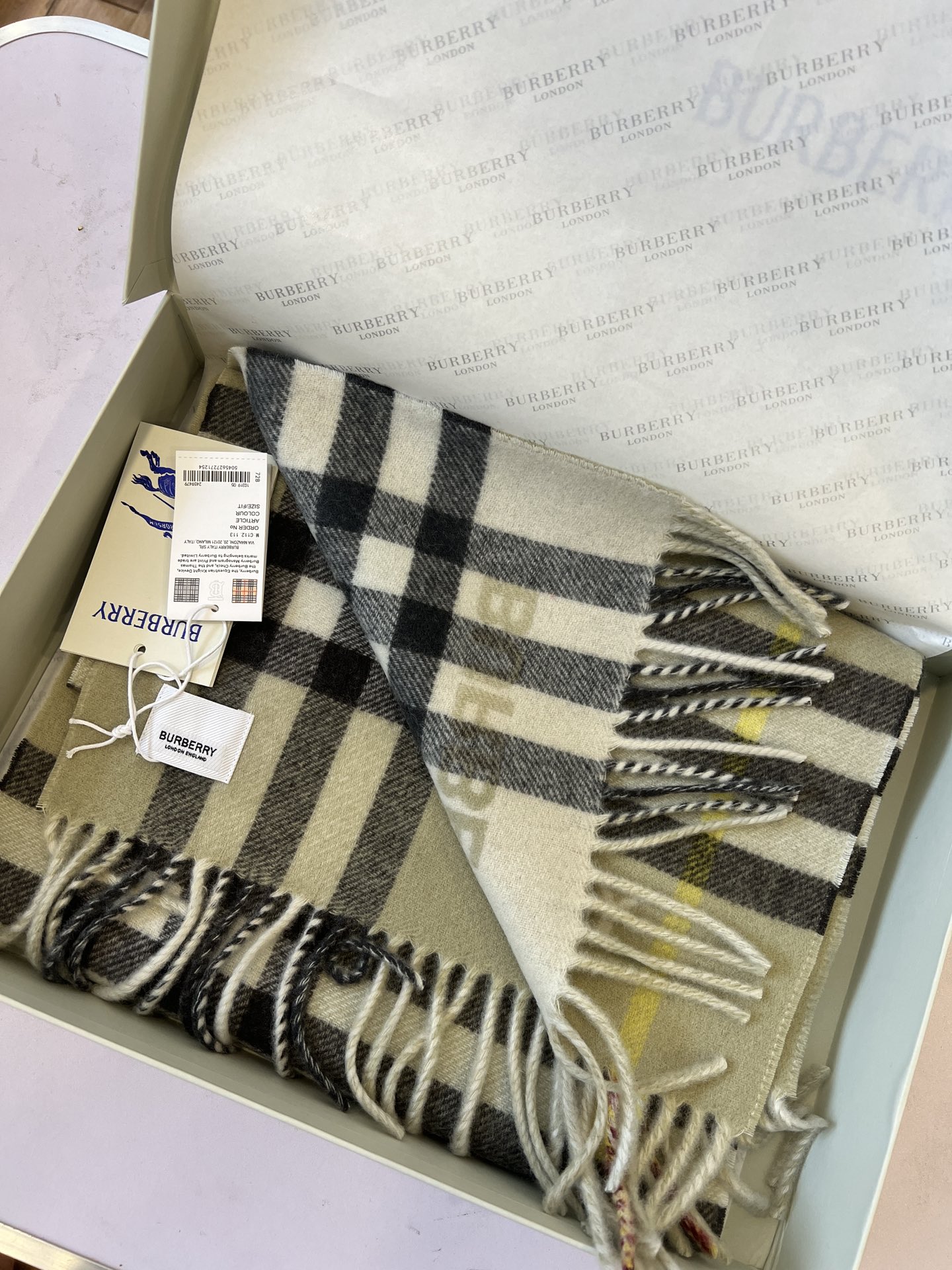 Burbe*rry Scarf-30*168CM