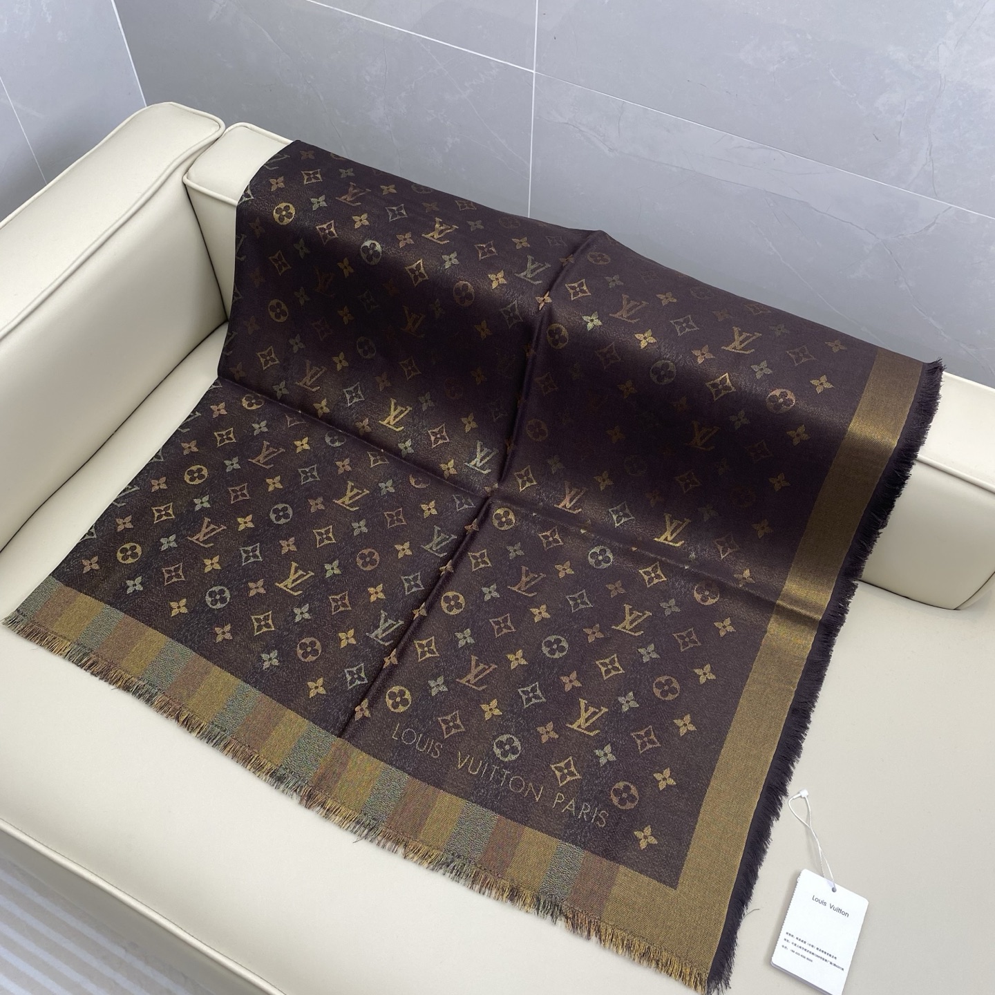 L*V So Shine Monogram Scarf-140*140CM