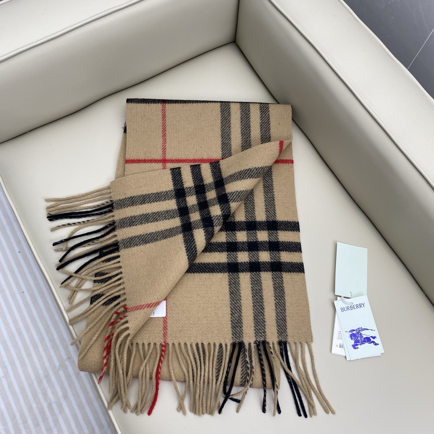 Burbe*rry Scarf-220*32CM