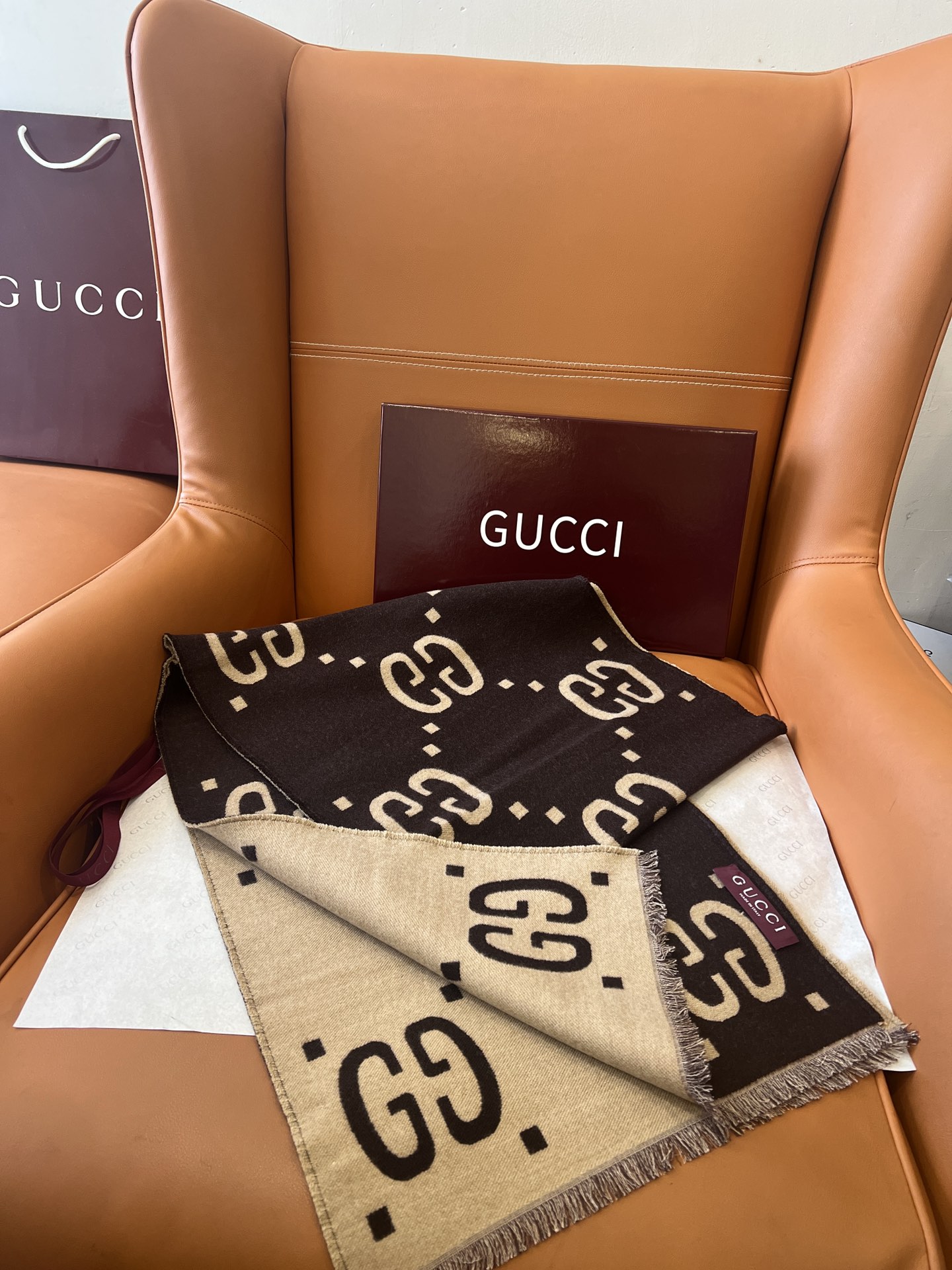 Gucc* Scarf-35*190CM