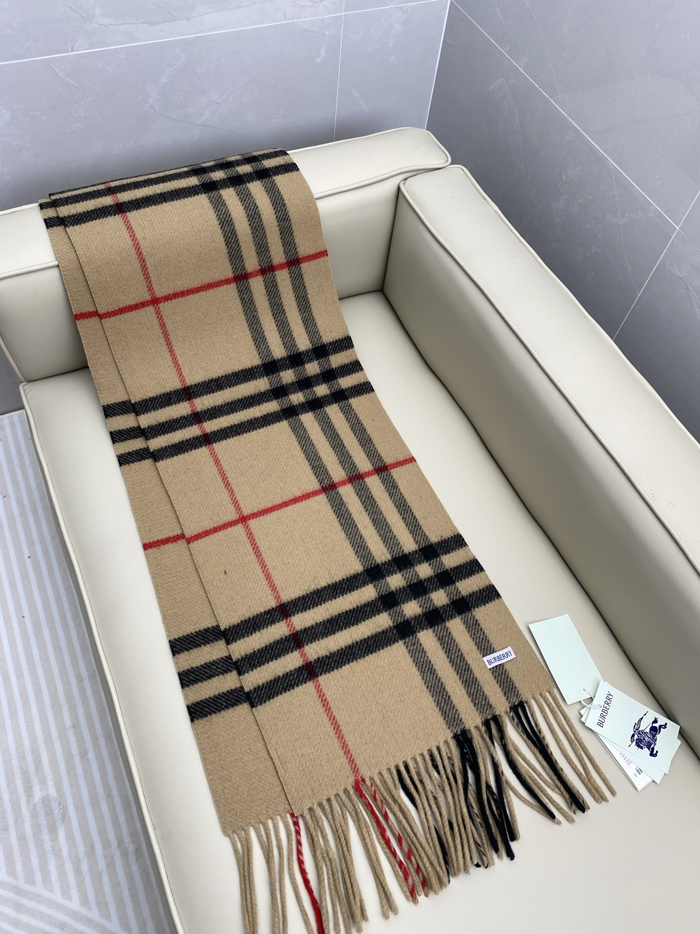 Burbe*rry Scarf-220*32CM