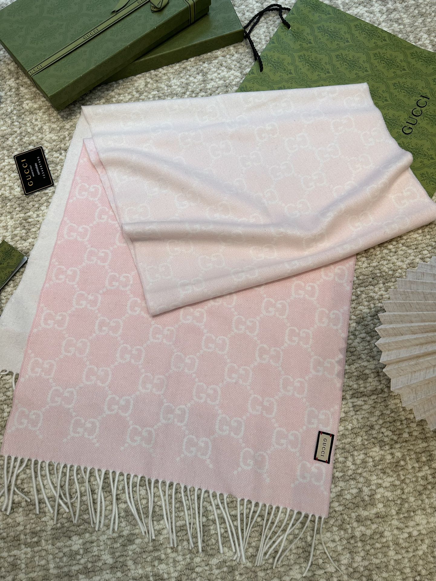 Gucc* Scarf-47 x 200CM