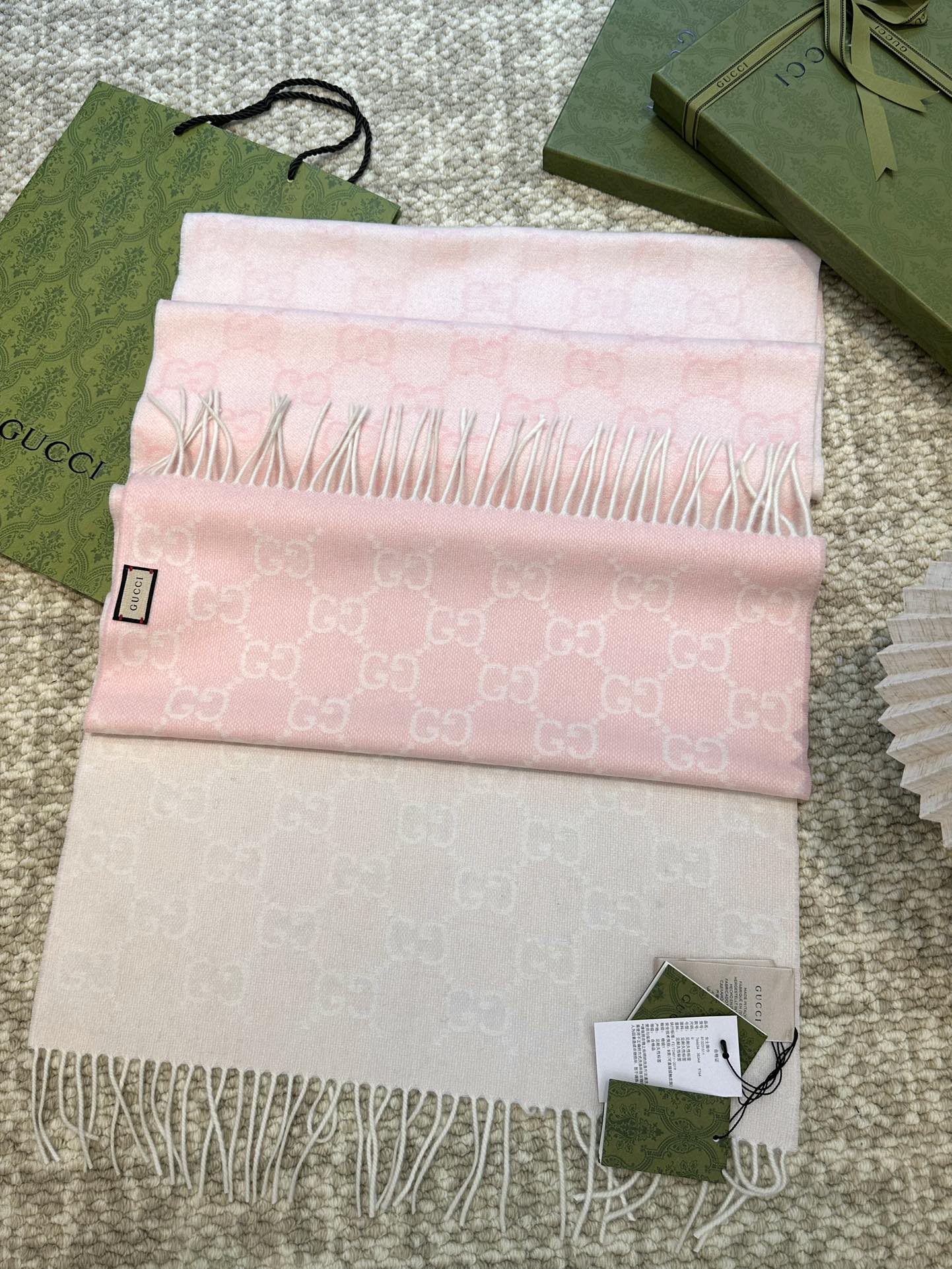 Gucc* Scarf-47 x 200CM